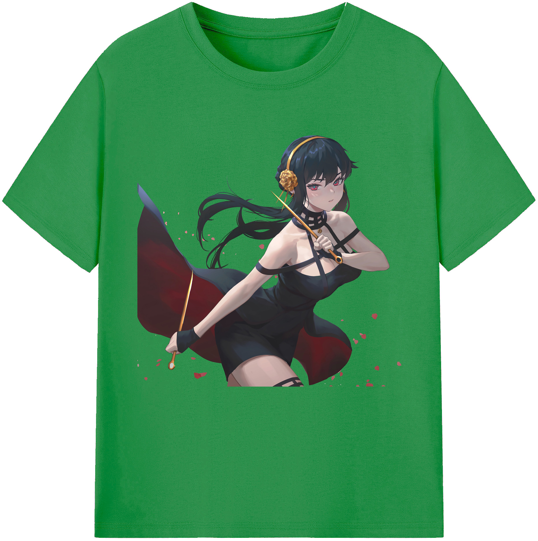 （画像用） SPY×FAMILY间谍家家酒 レディースカジュアルプリントTシャツ（綿100％）