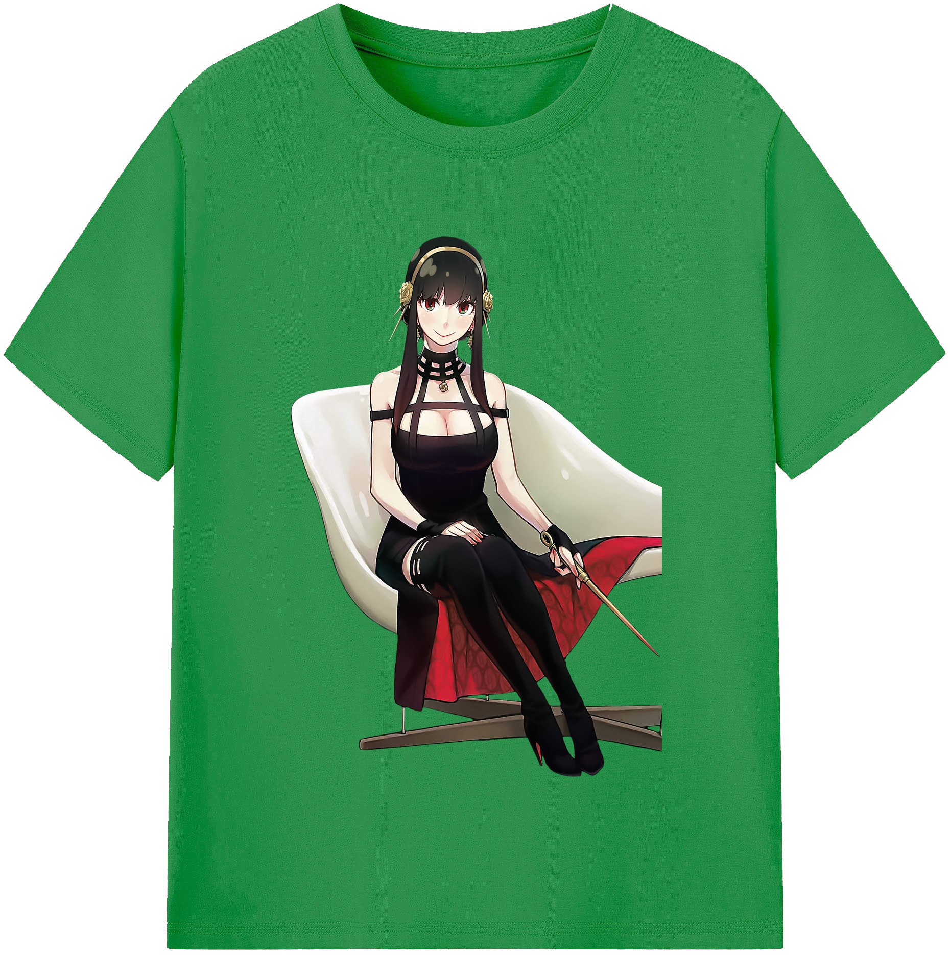 （画像用） SPY×FAMILY间谍家家酒 レディースカジュアルプリントTシャツ（綿100％）