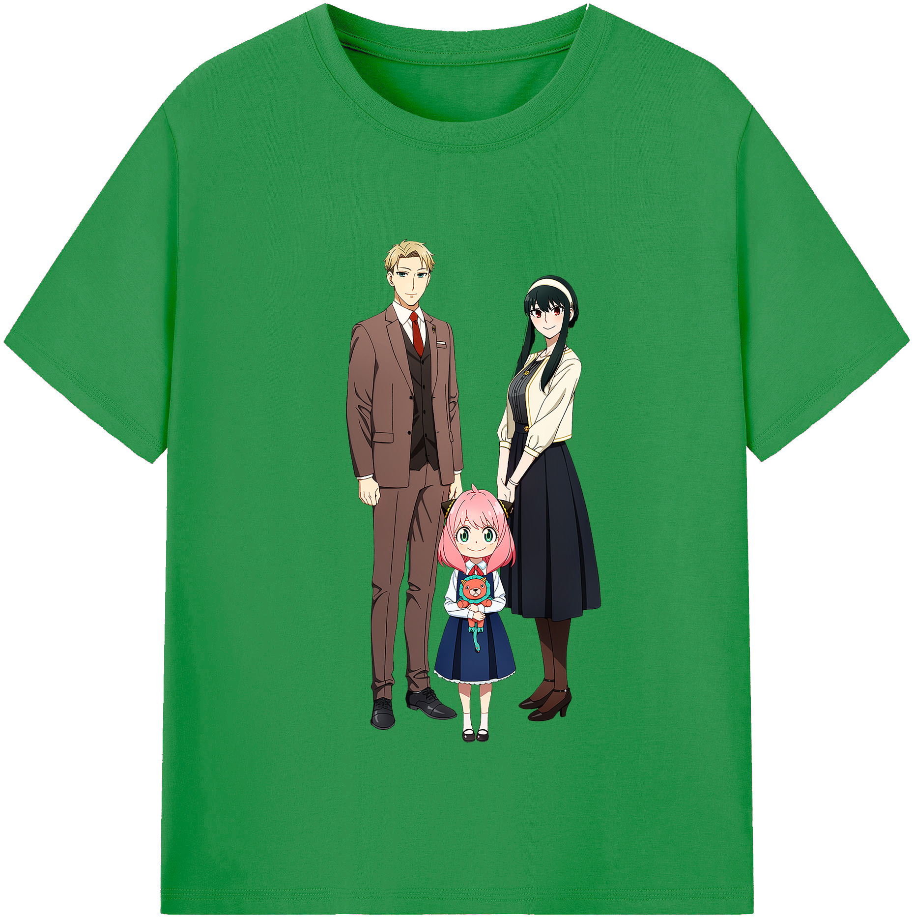 （画像用） SPY×FAMILY间谍家家酒 レディースカジュアルプリントTシャツ（綿100％）