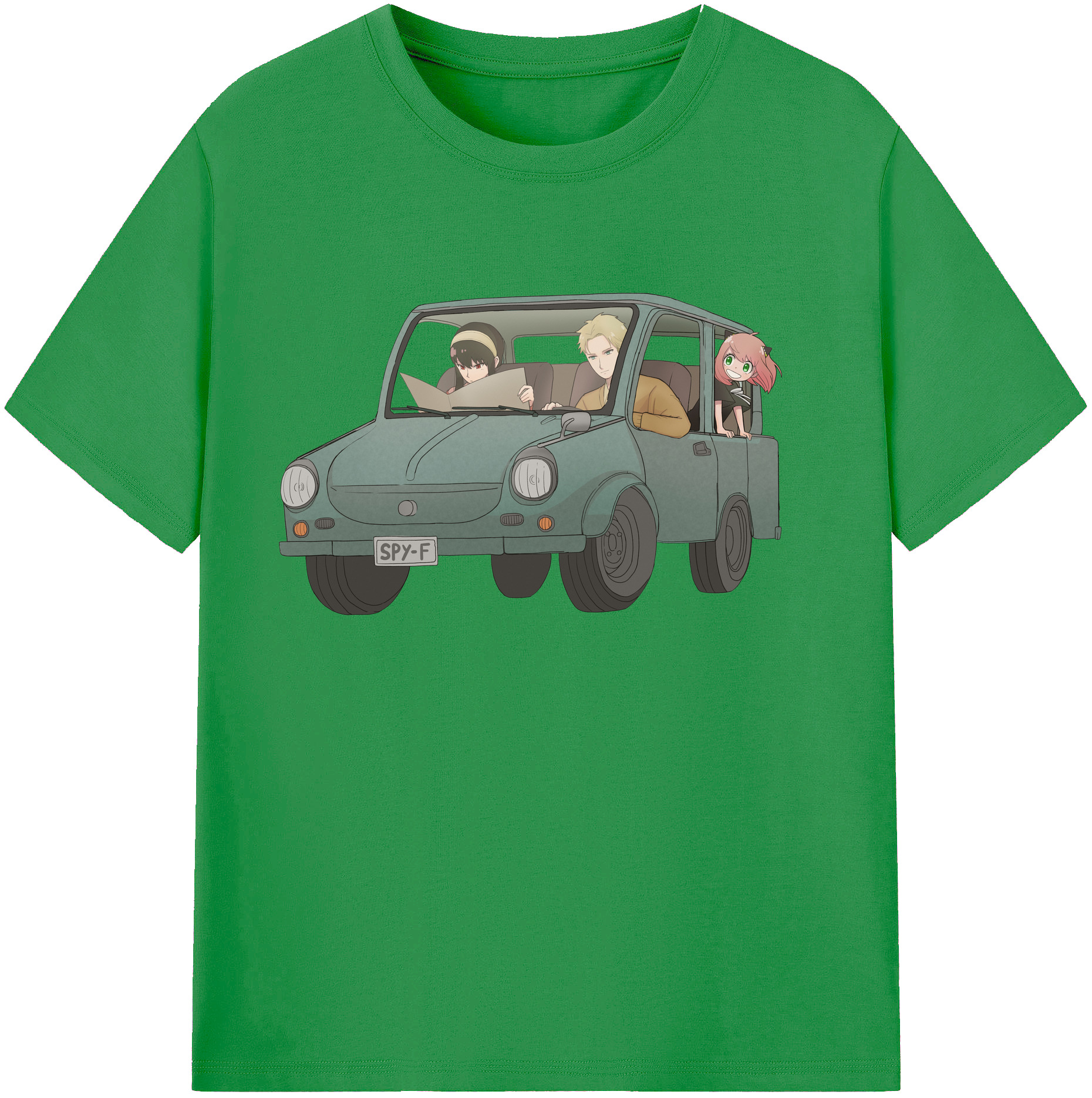 （画像用） SPY×FAMILY间谍家家酒 レディースカジュアルプリントTシャツ（綿100％）