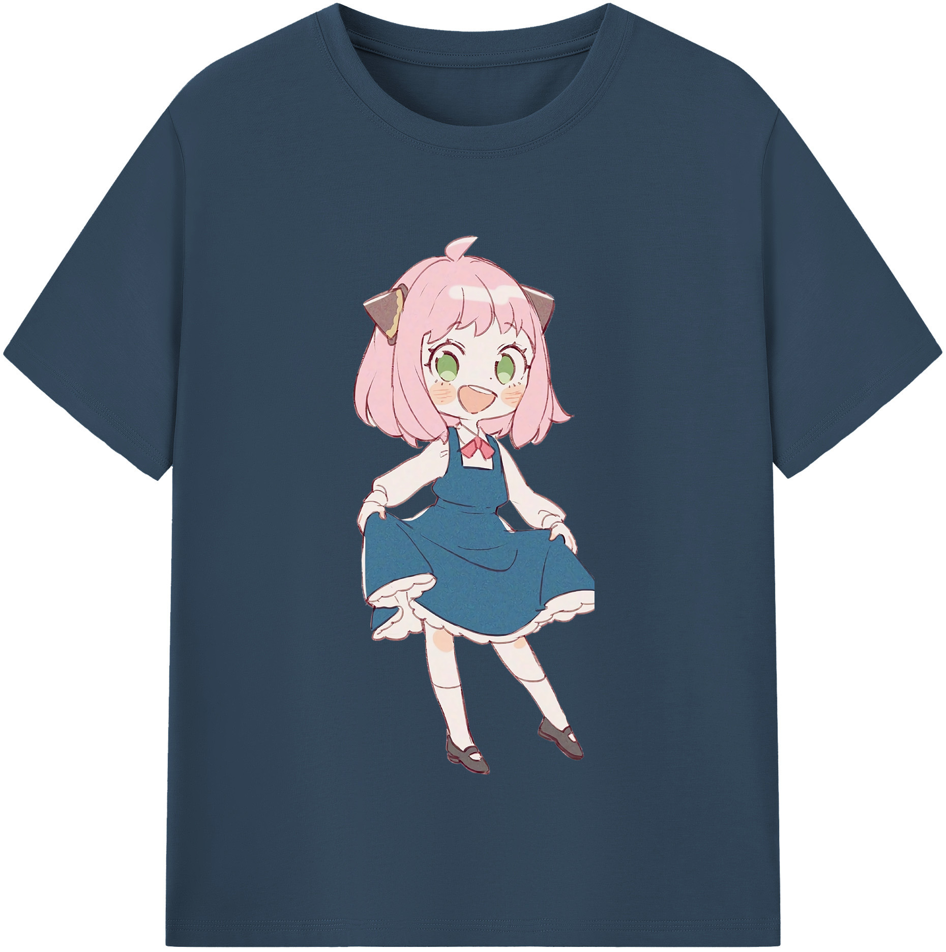 （画像用） SPY×FAMILY间谍家家酒 レディースカジュアルプリントTシャツ（綿100％）