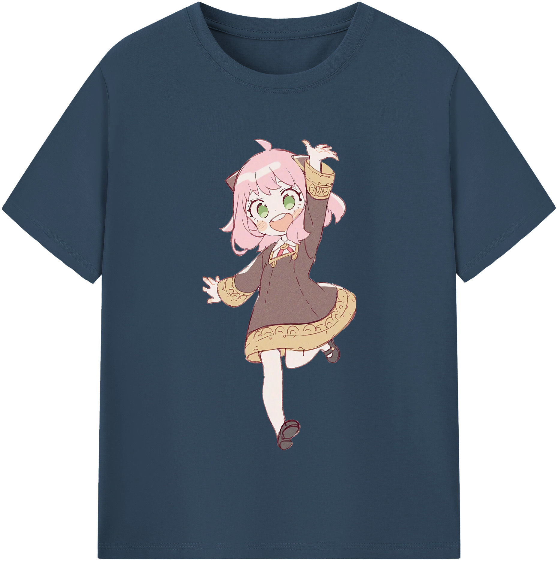 （画像用） SPY×FAMILY间谍家家酒 レディースカジュアルプリントTシャツ（綿100％）