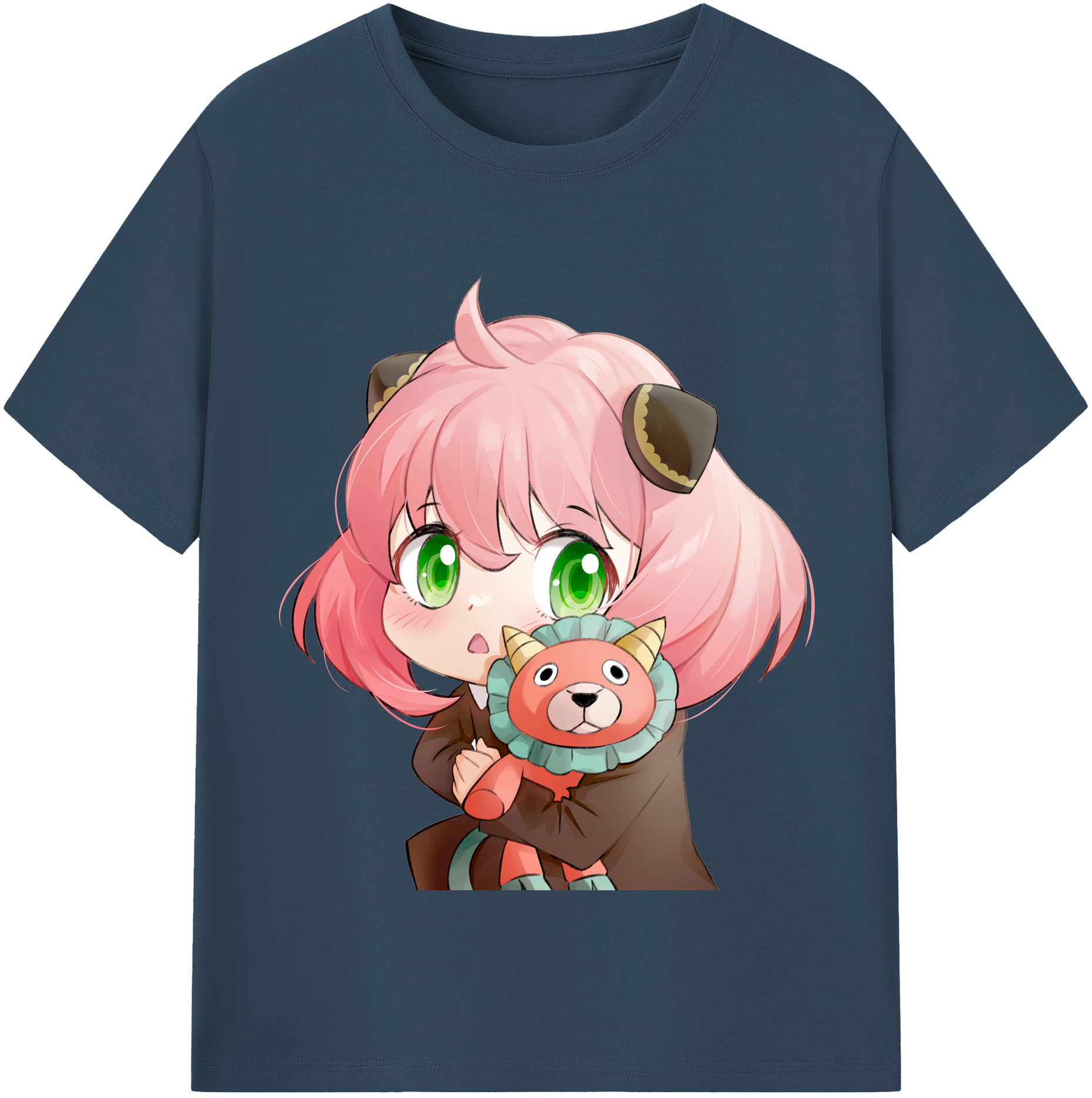 （画像用） SPY×FAMILY间谍家家酒 レディースカジュアルプリントTシャツ（綿100％）