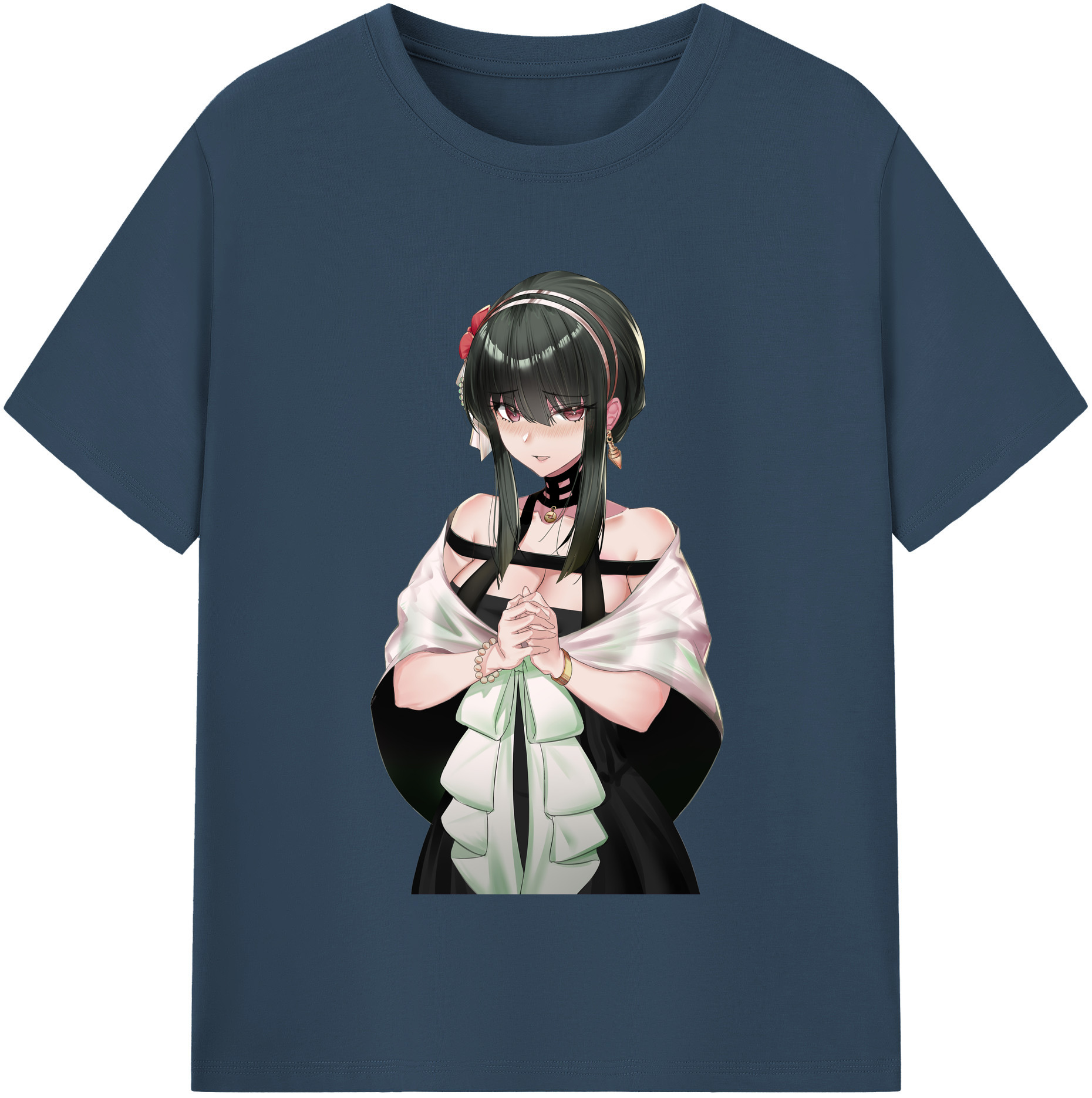 （画像用） SPY×FAMILY间谍家家酒 レディースカジュアルプリントTシャツ（綿100％）