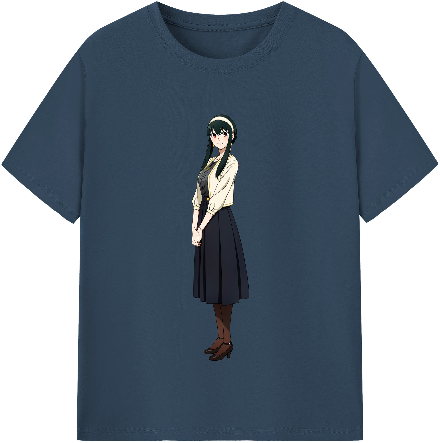 （画像用） SPY×FAMILY间谍家家酒 レディースカジュアルプリントTシャツ（綿100％）