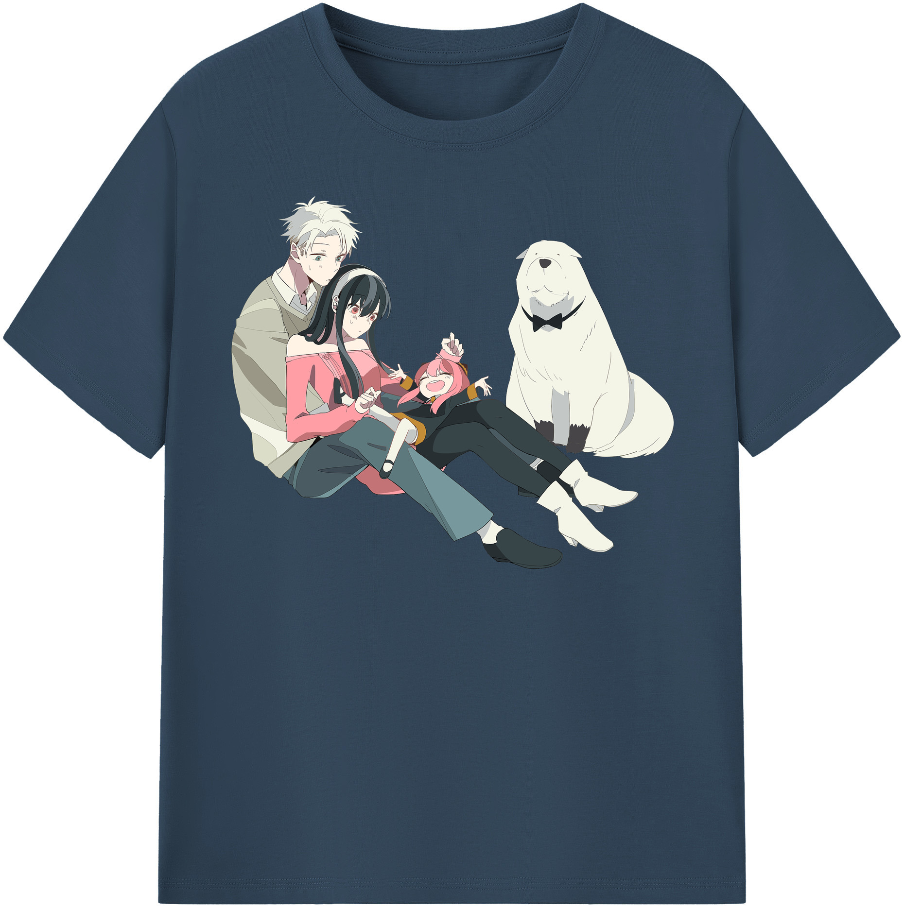 （画像用） SPY×FAMILY间谍家家酒 レディースカジュアルプリントTシャツ（綿100％）