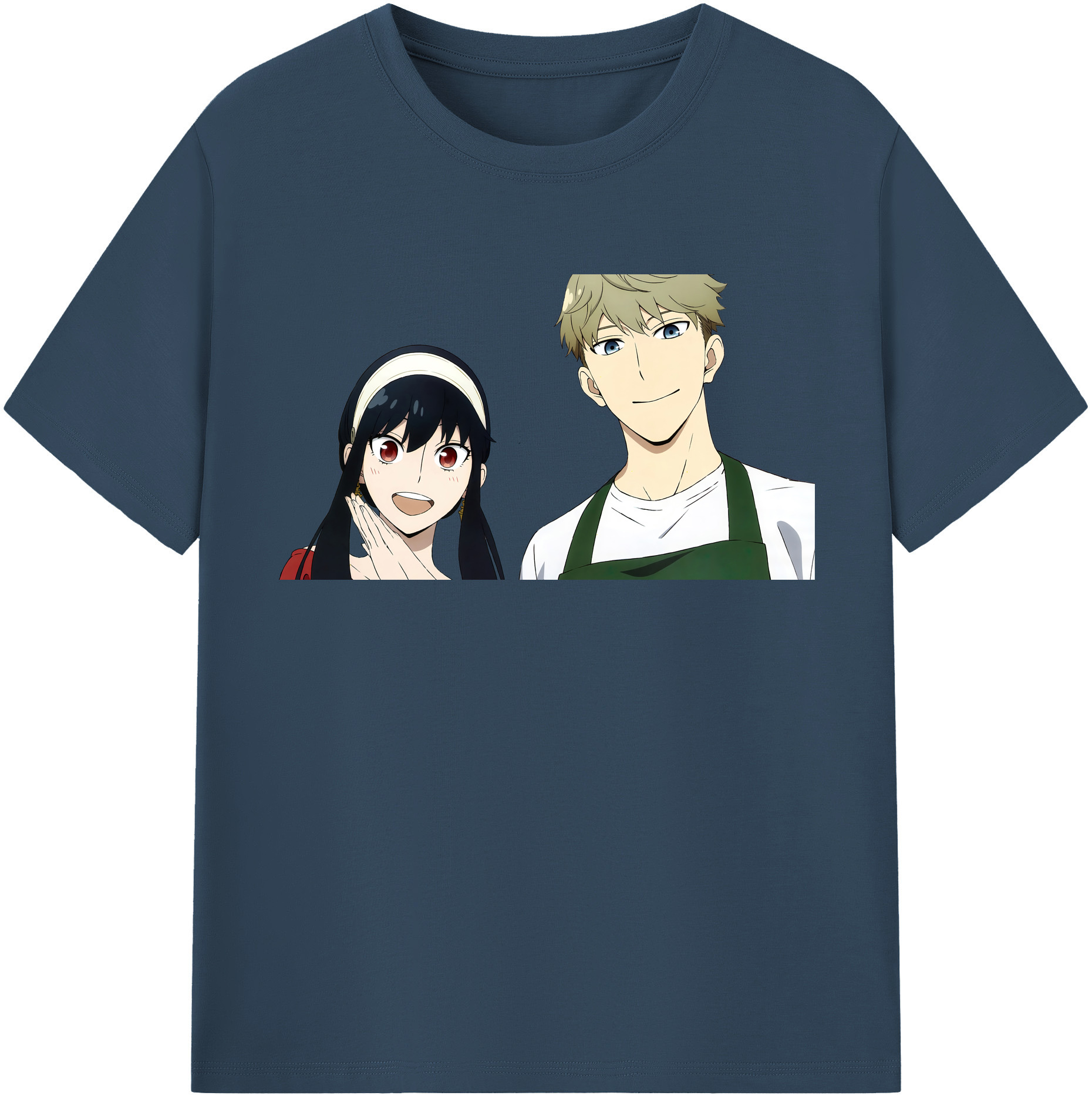 （画像用） SPY×FAMILY间谍家家酒 レディースカジュアルプリントTシャツ（綿100％）