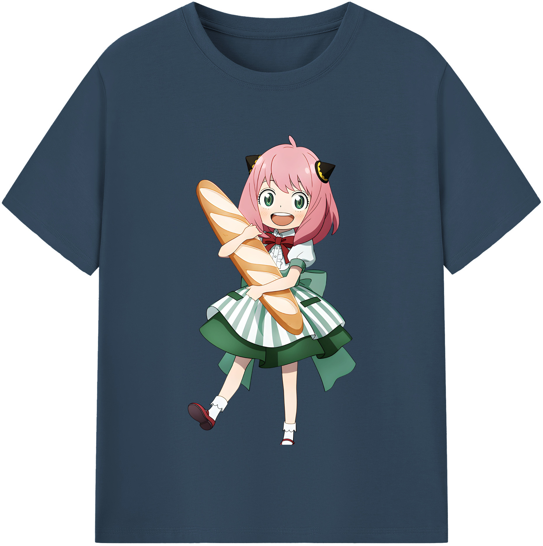 （画像用） SPY×FAMILY间谍家家酒 レディースカジュアルプリントTシャツ（綿100％）