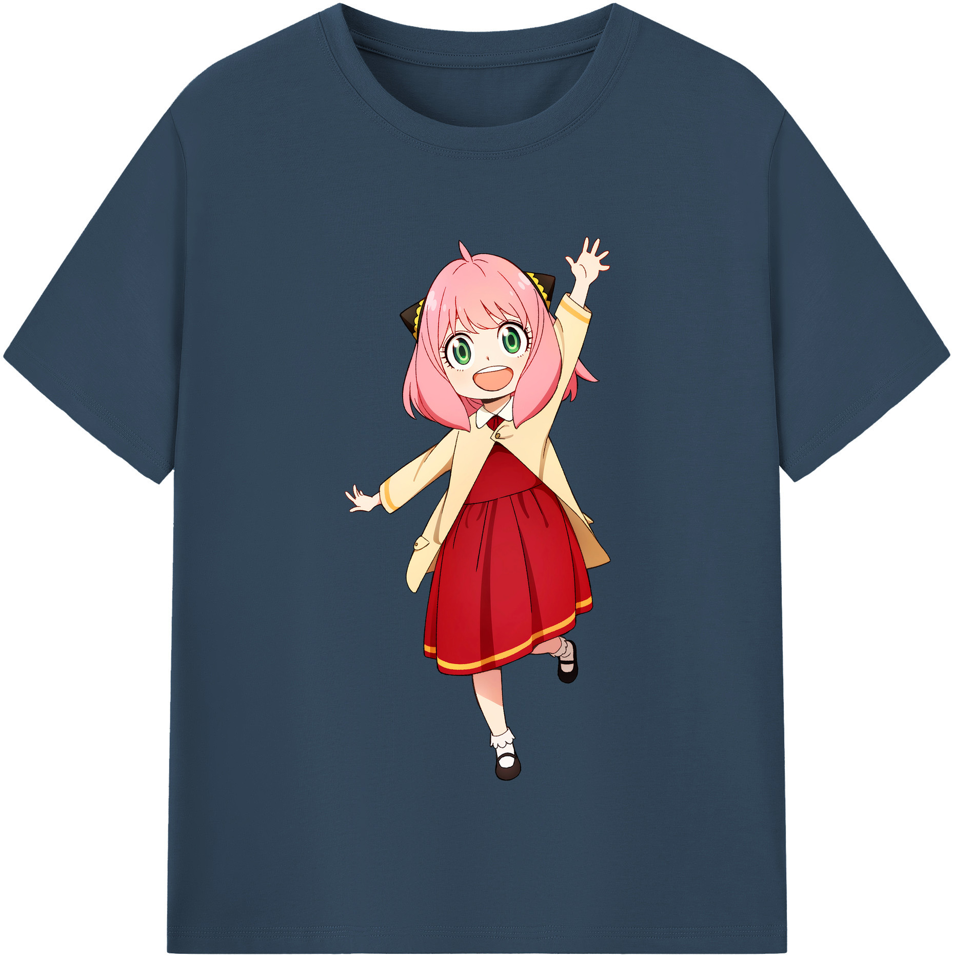 （画像用） SPY×FAMILY间谍家家酒 レディースカジュアルプリントTシャツ（綿100％）