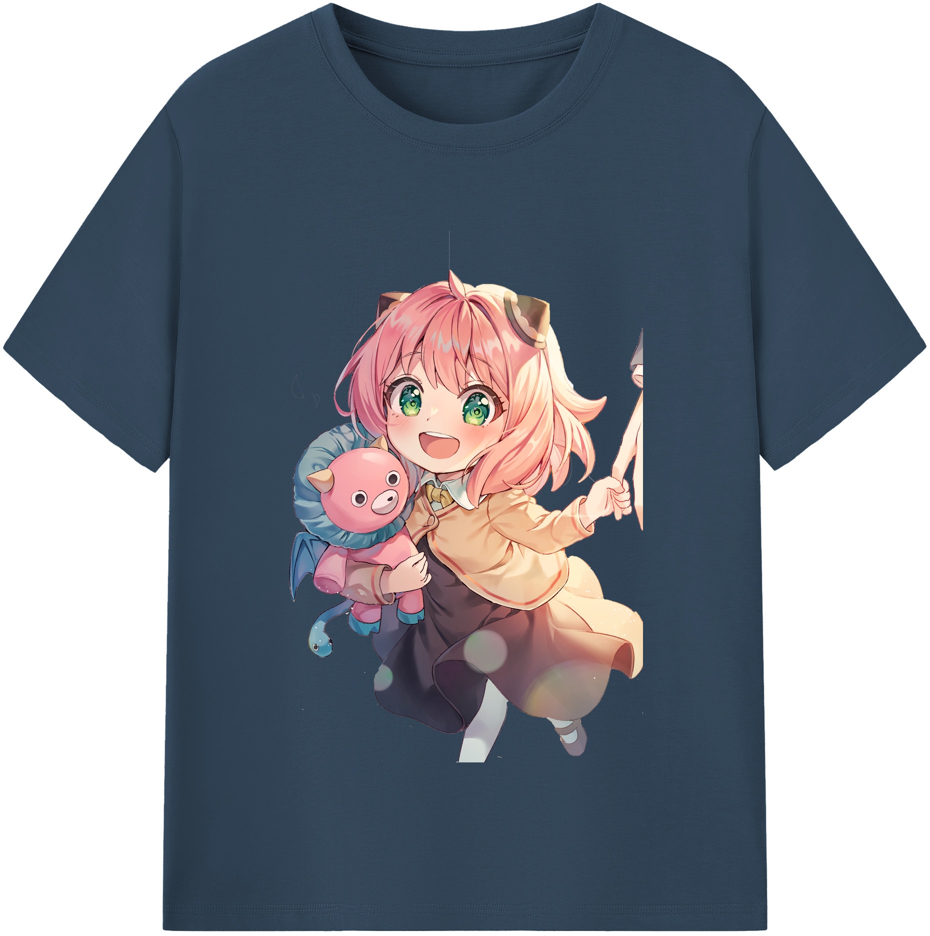 （画像用） SPY×FAMILY间谍家家酒 レディースカジュアルプリントTシャツ（綿100％）