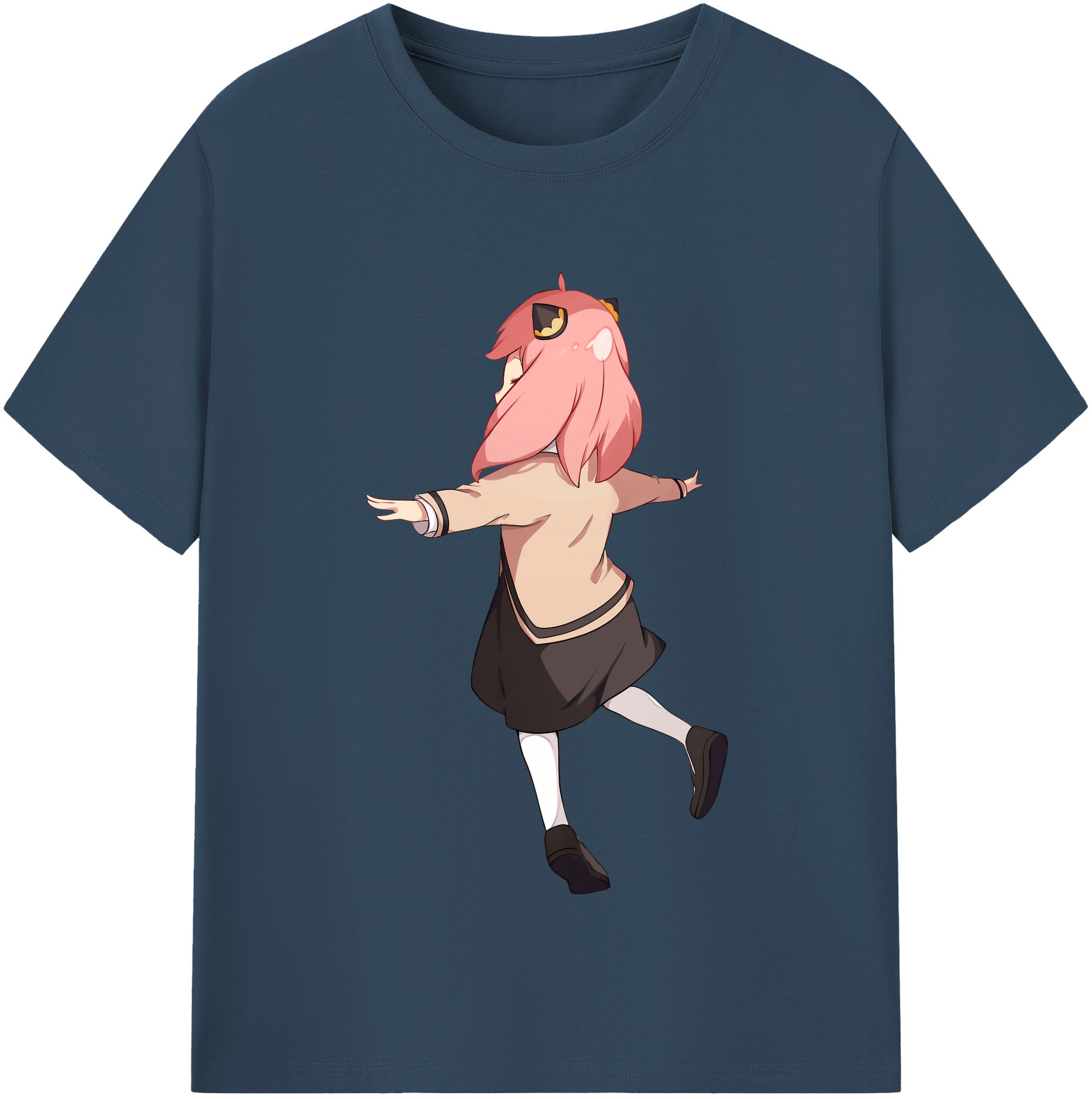 （画像用） SPY×FAMILY间谍家家酒 レディースカジュアルプリントTシャツ（綿100％）