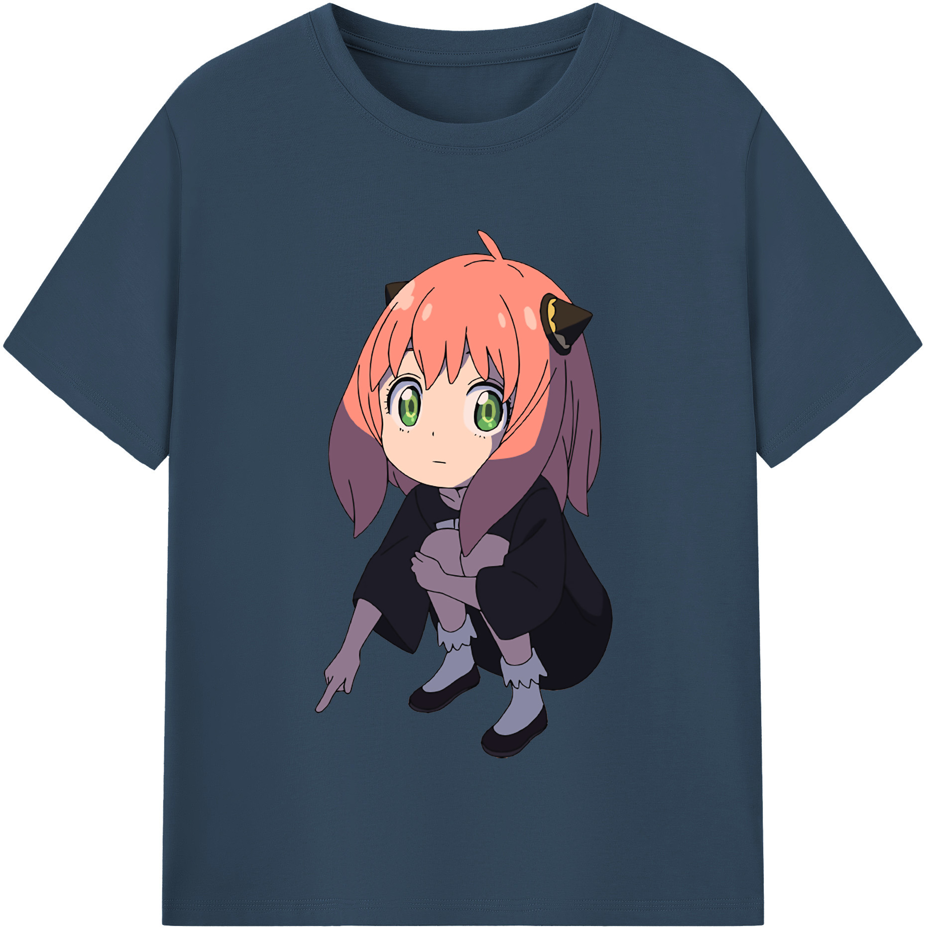 （画像用） SPY×FAMILY间谍家家酒 レディースカジュアルプリントTシャツ（綿100％）