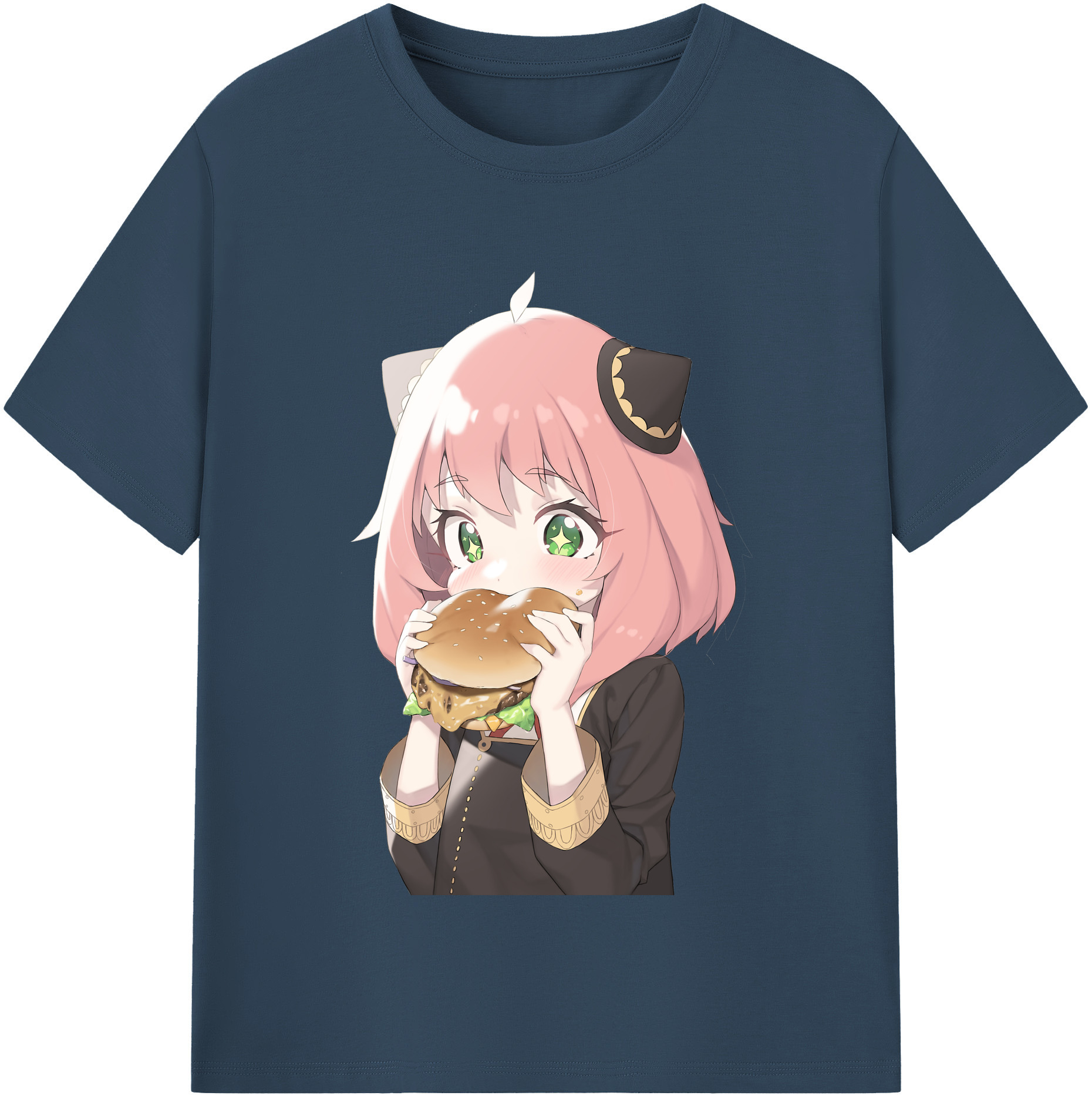 （画像用） SPY×FAMILY间谍家家酒 レディースカジュアルプリントTシャツ（綿100％）
