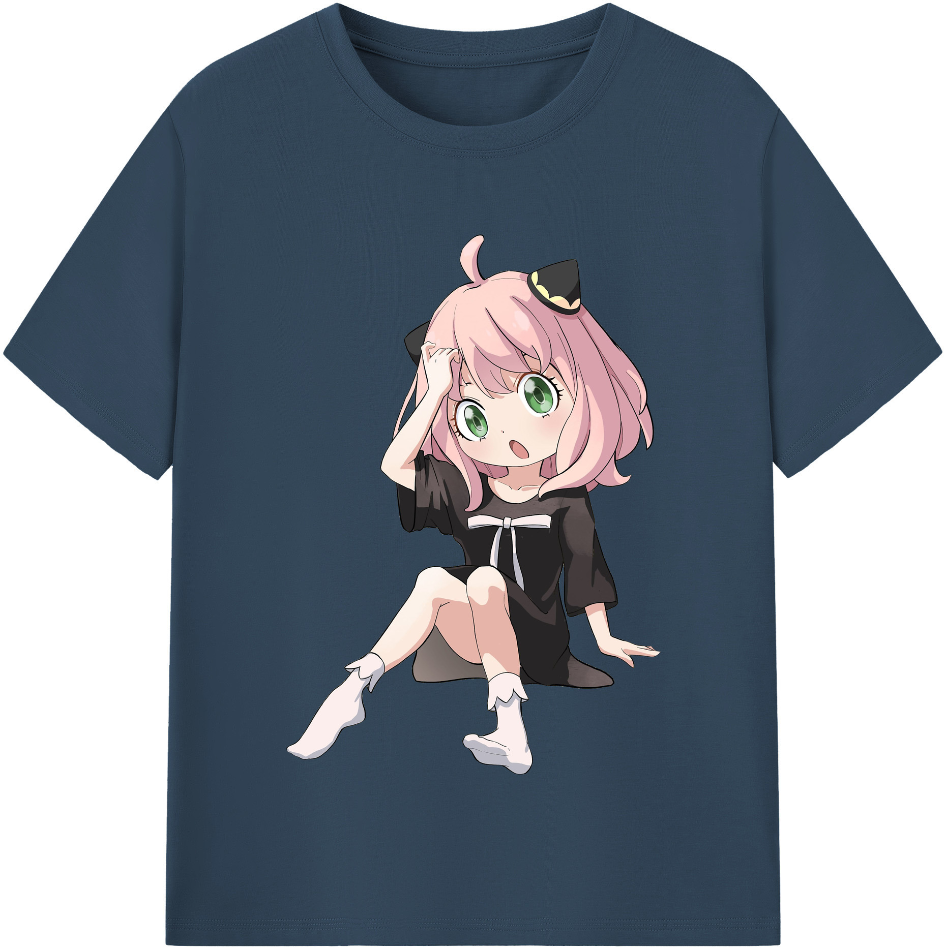 （画像用） SPY×FAMILY间谍家家酒 レディースカジュアルプリントTシャツ（綿100％）
