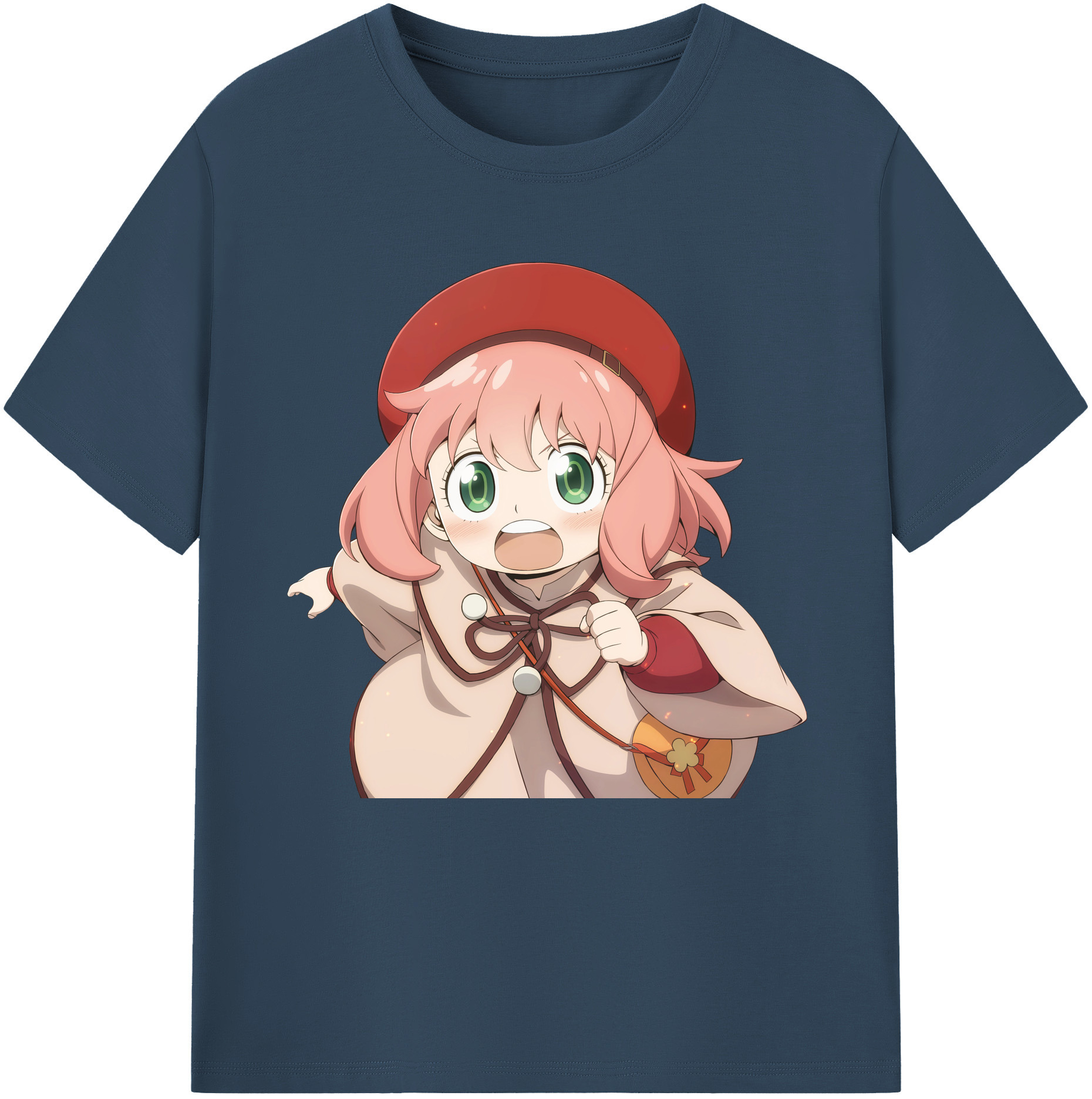 （画像用） SPY×FAMILY间谍家家酒 レディースカジュアルプリントTシャツ（綿100％）