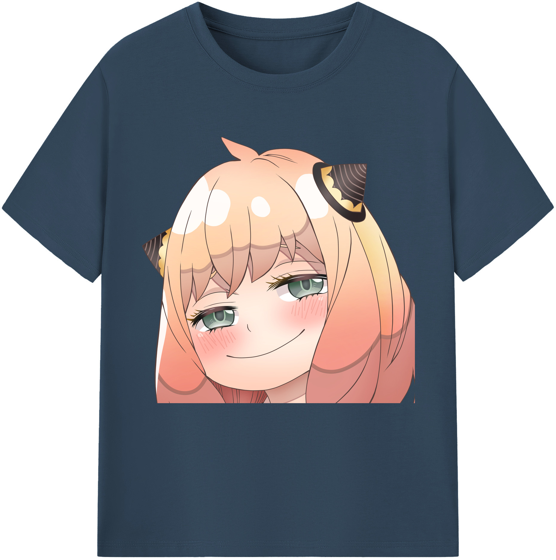 （画像用） SPY×FAMILY间谍家家酒 レディースカジュアルプリントTシャツ（綿100％）