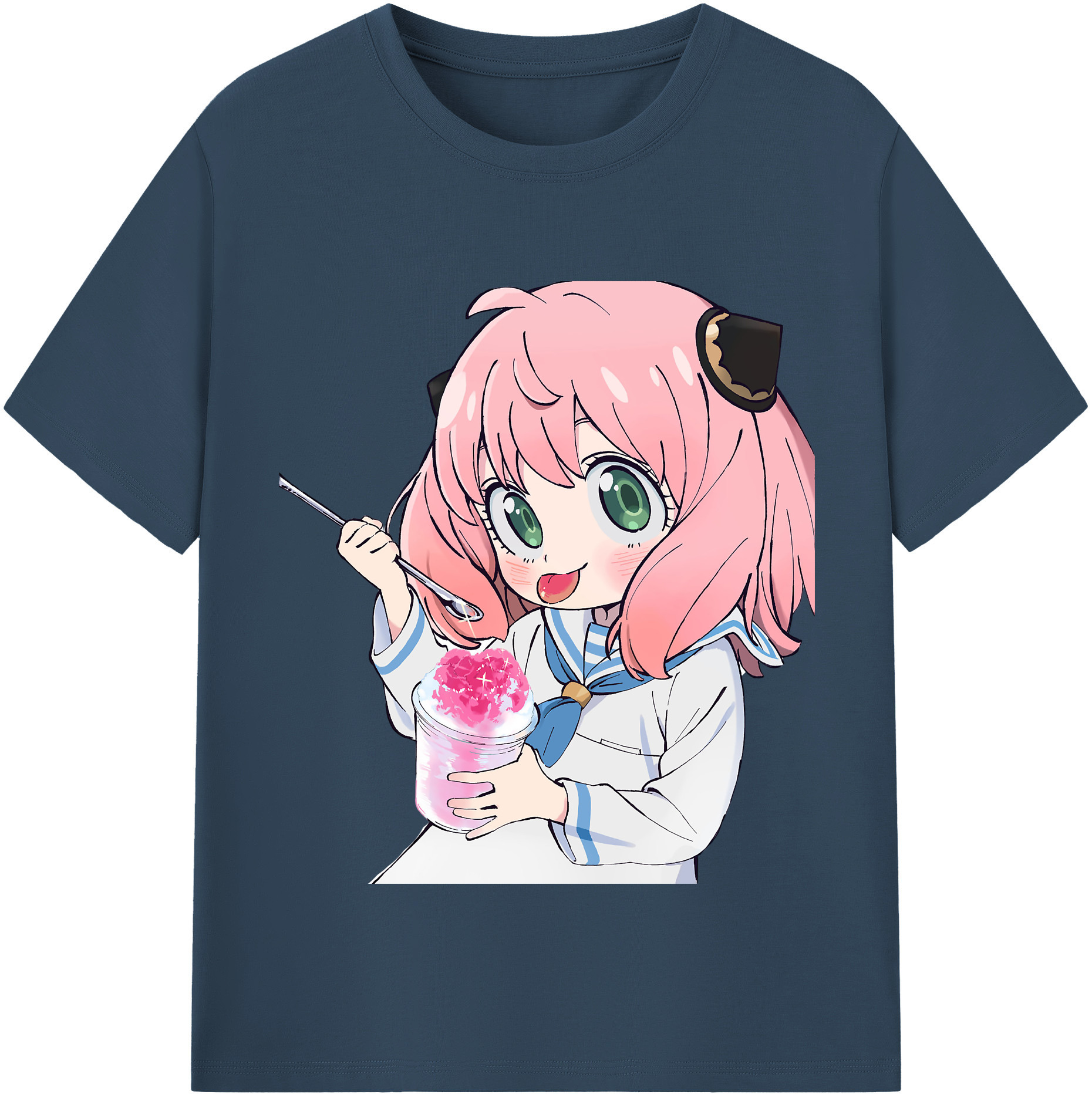 （画像用） SPY×FAMILY间谍家家酒 レディースカジュアルプリントTシャツ（綿100％）