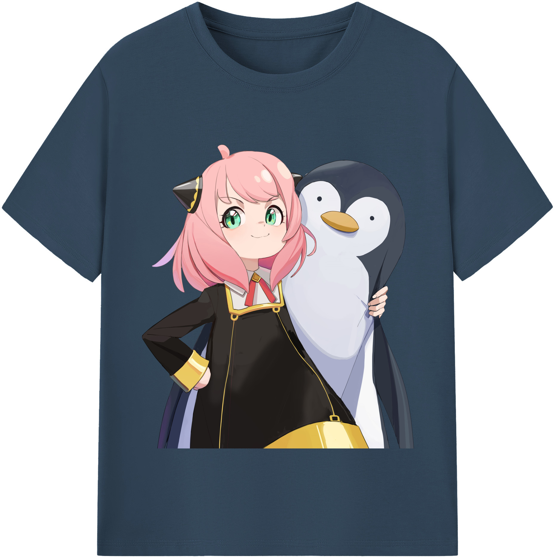 （画像用） SPY×FAMILY间谍家家酒 レディースカジュアルプリントTシャツ（綿100％）