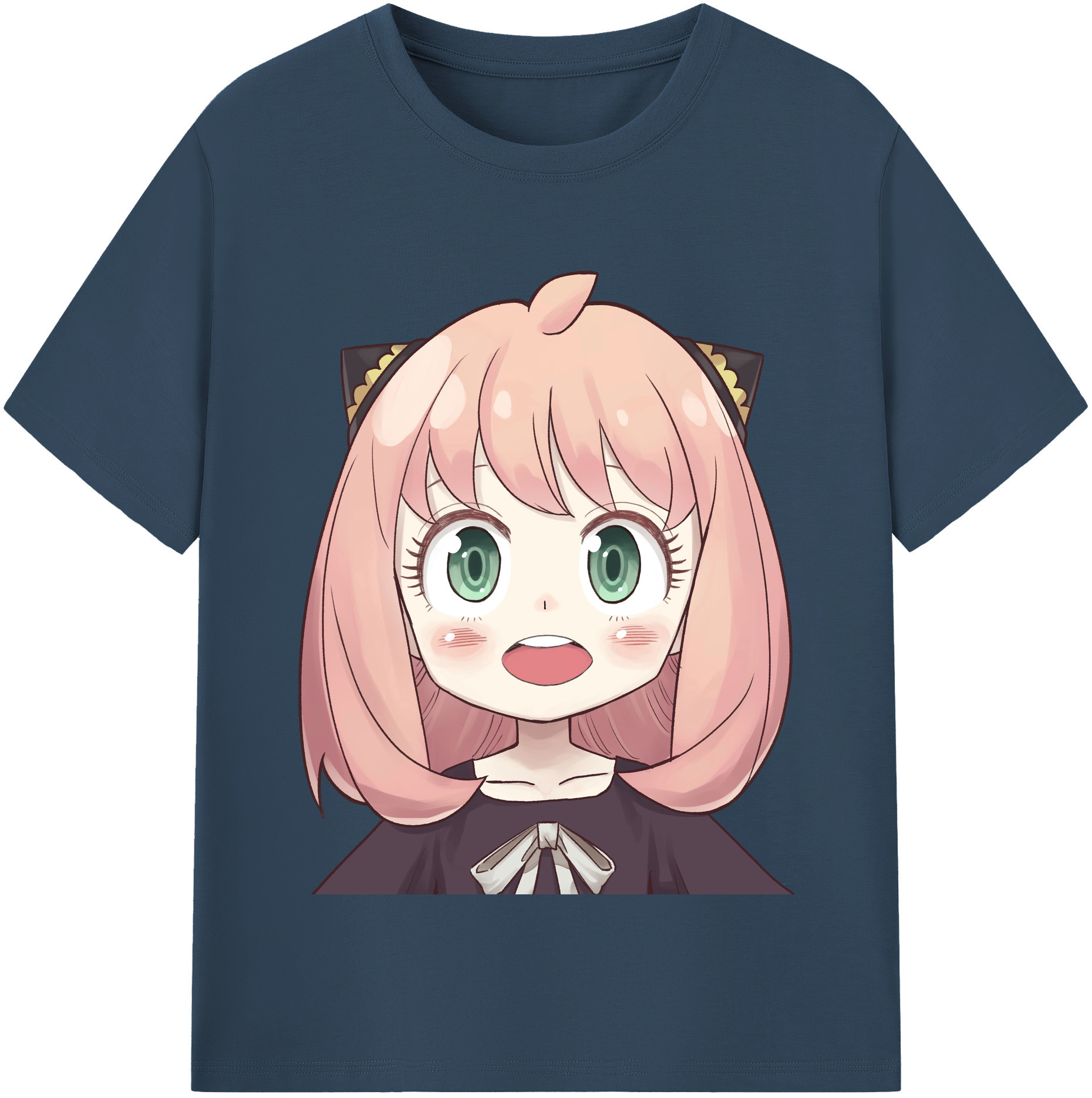 （画像用） SPY×FAMILY间谍家家酒 レディースカジュアルプリントTシャツ（綿100％）