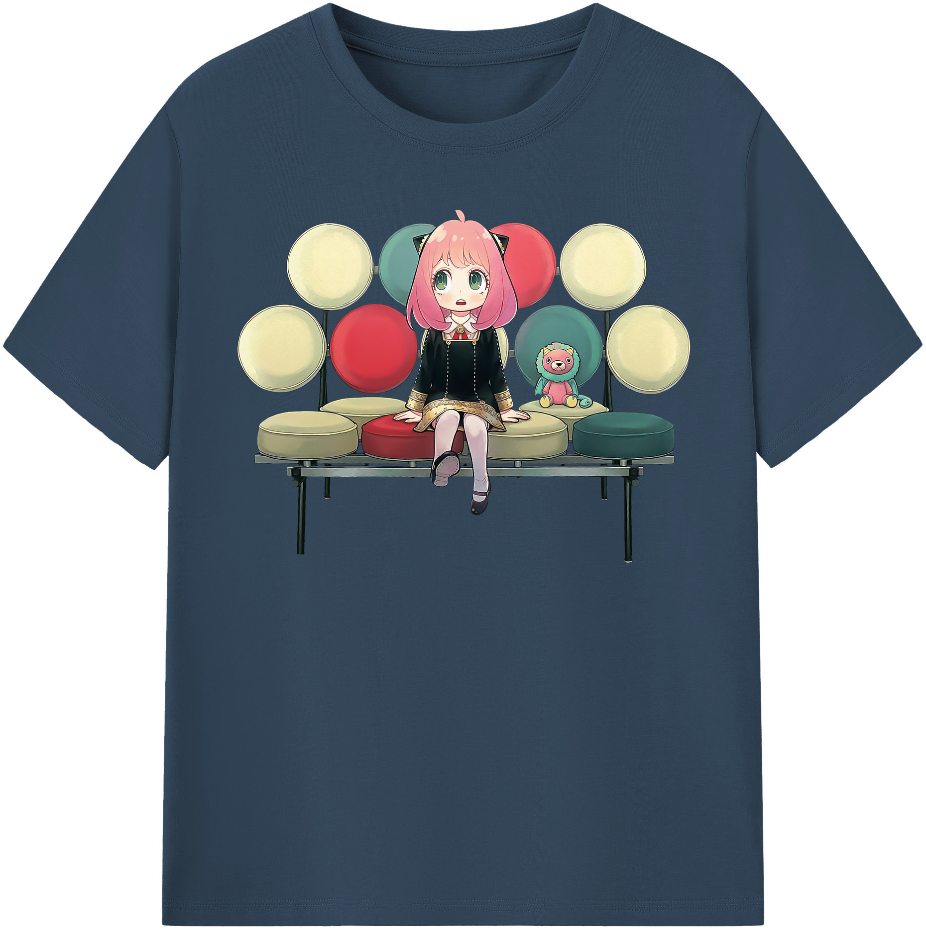 （画像用） SPY×FAMILY间谍家家酒 レディースカジュアルプリントTシャツ（綿100％）