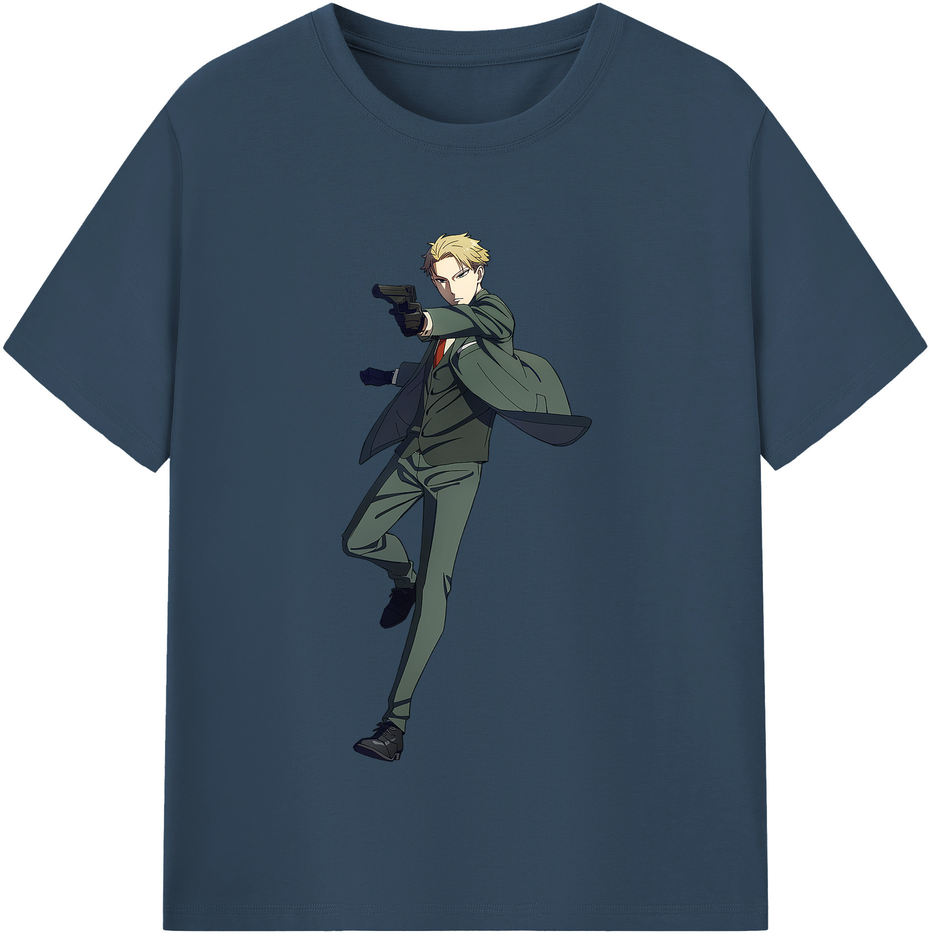 （画像用） SPY×FAMILY间谍家家酒 レディースカジュアルプリントTシャツ（綿100％）