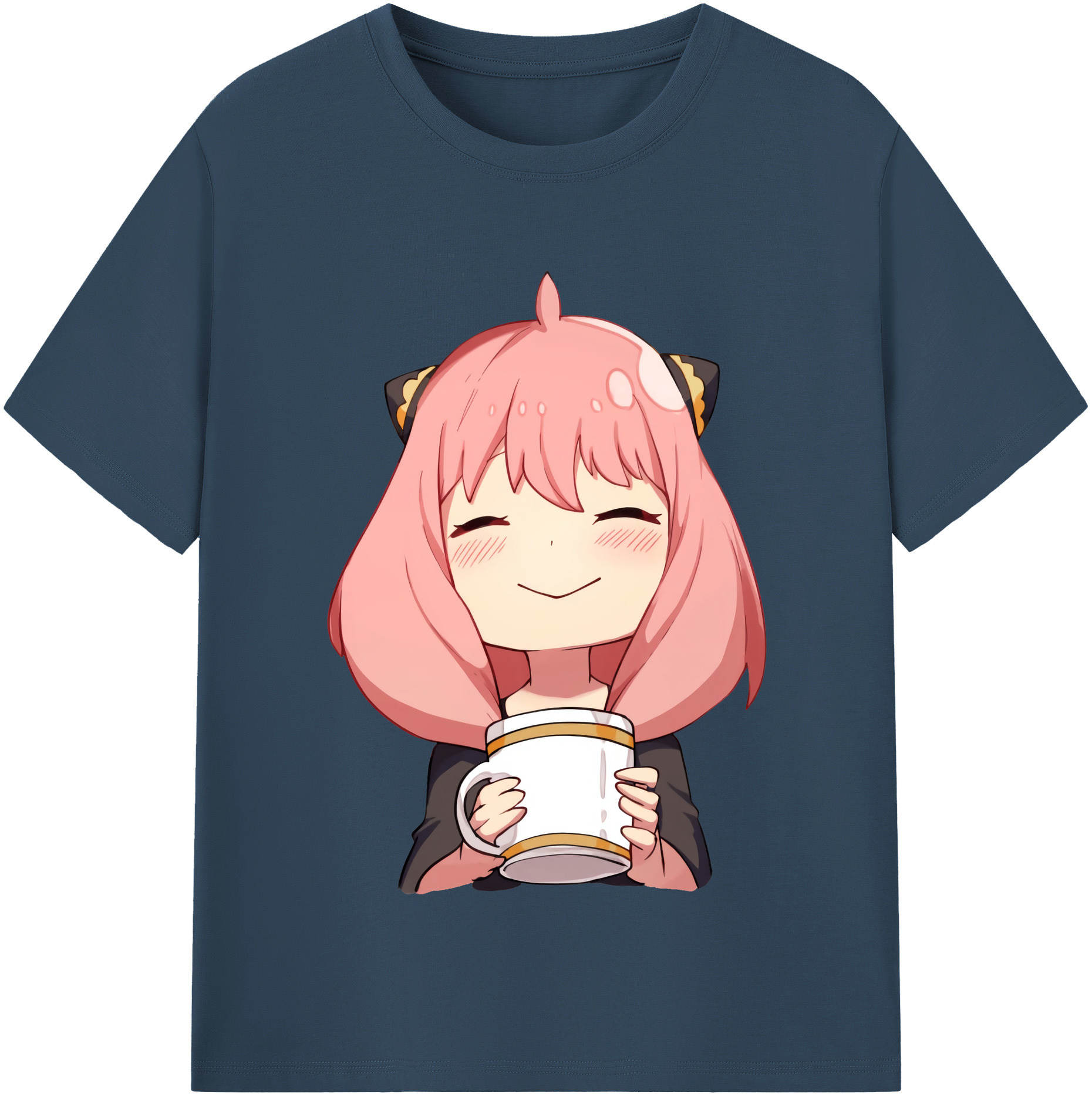 （画像用） SPY×FAMILY间谍家家酒 レディースカジュアルプリントTシャツ（綿100％）