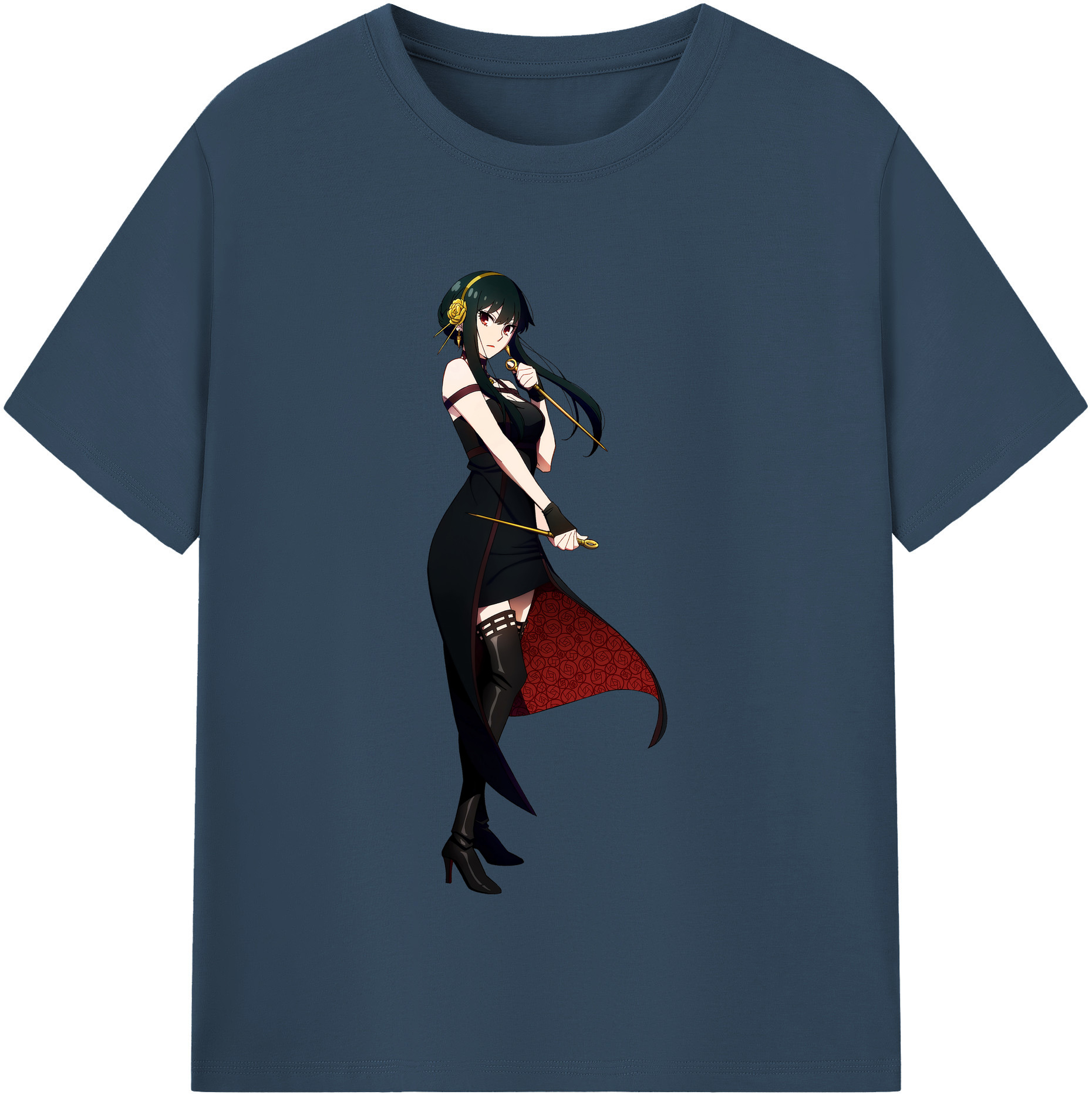 （画像用） SPY×FAMILY间谍家家酒 レディースカジュアルプリントTシャツ（綿100％）