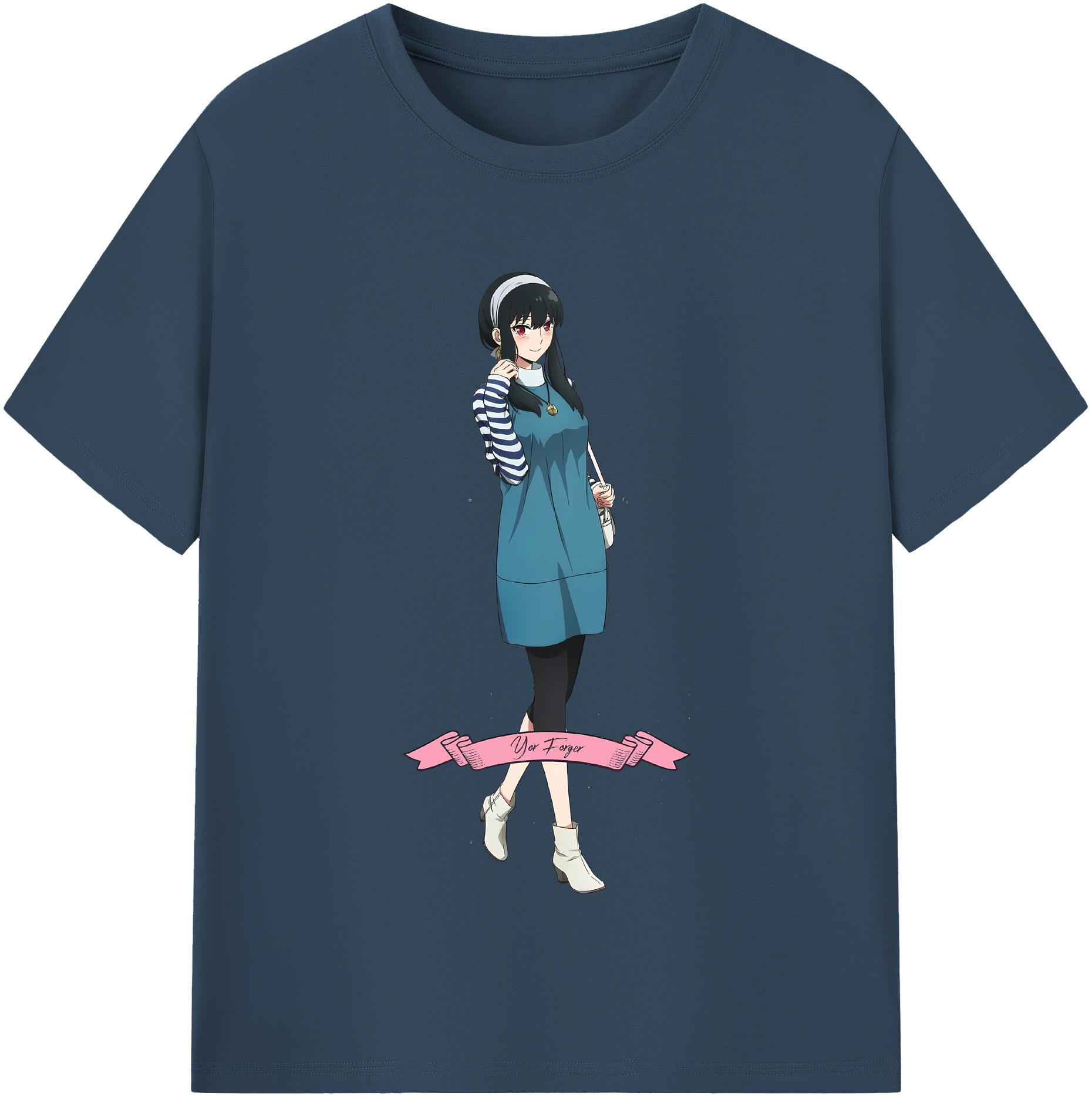 （画像用） SPY×FAMILY间谍家家酒 レディースカジュアルプリントTシャツ（綿100％）