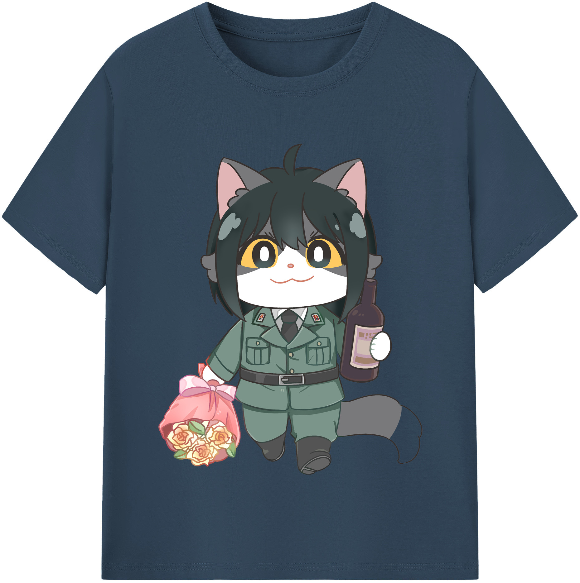 （画像用） SPY×FAMILY间谍家家酒 レディースカジュアルプリントTシャツ（綿100％）
