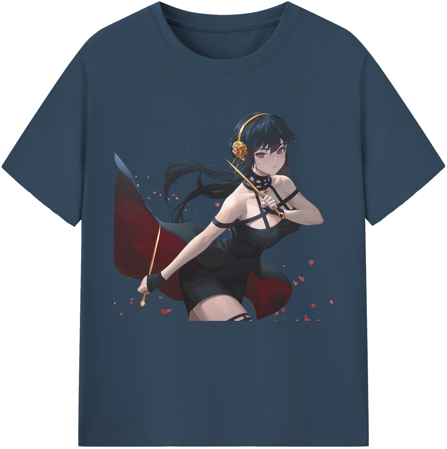 （画像用） SPY×FAMILY间谍家家酒 レディースカジュアルプリントTシャツ（綿100％）