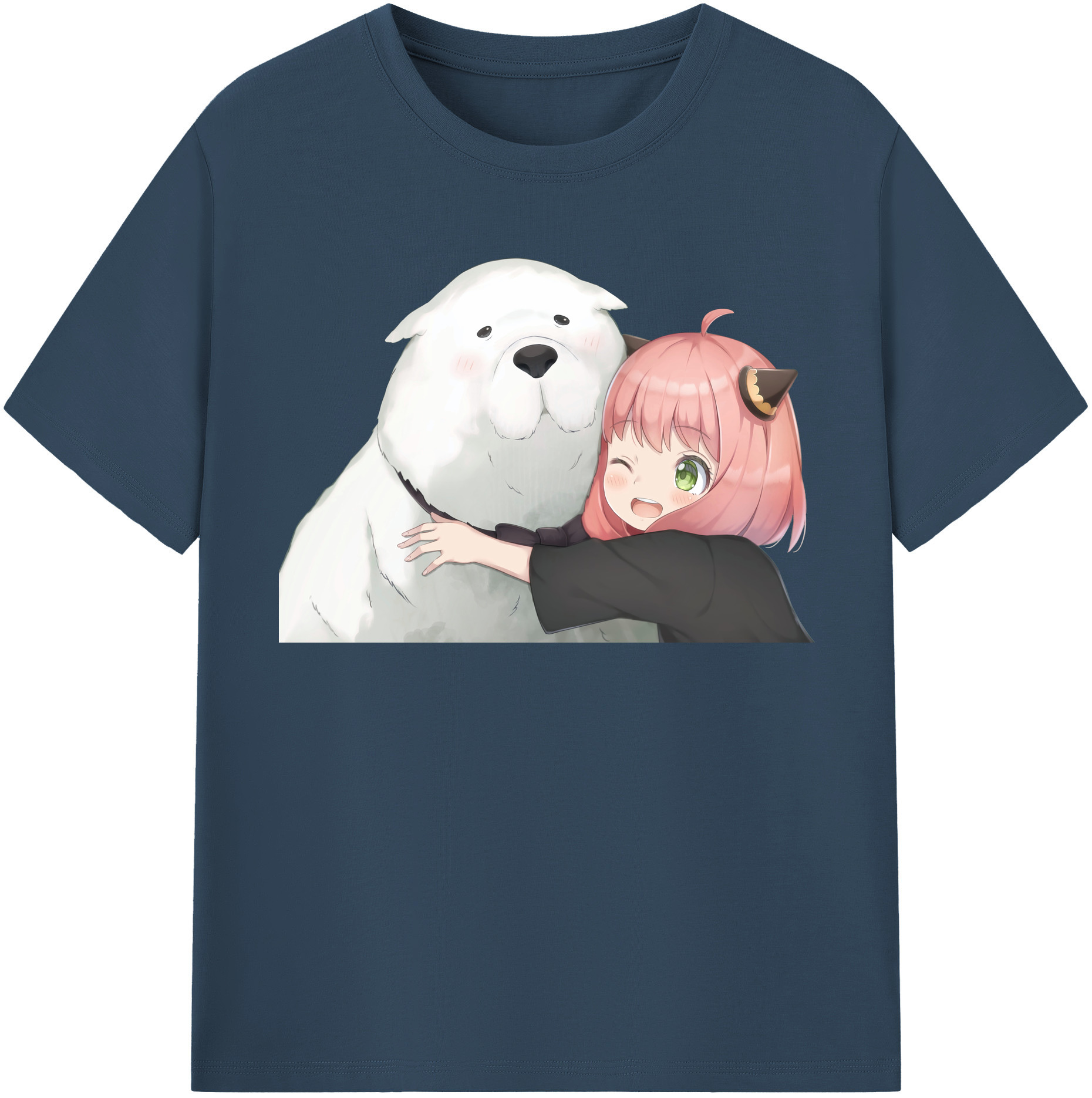 （画像用） SPY×FAMILY间谍家家酒 レディースカジュアルプリントTシャツ（綿100％）