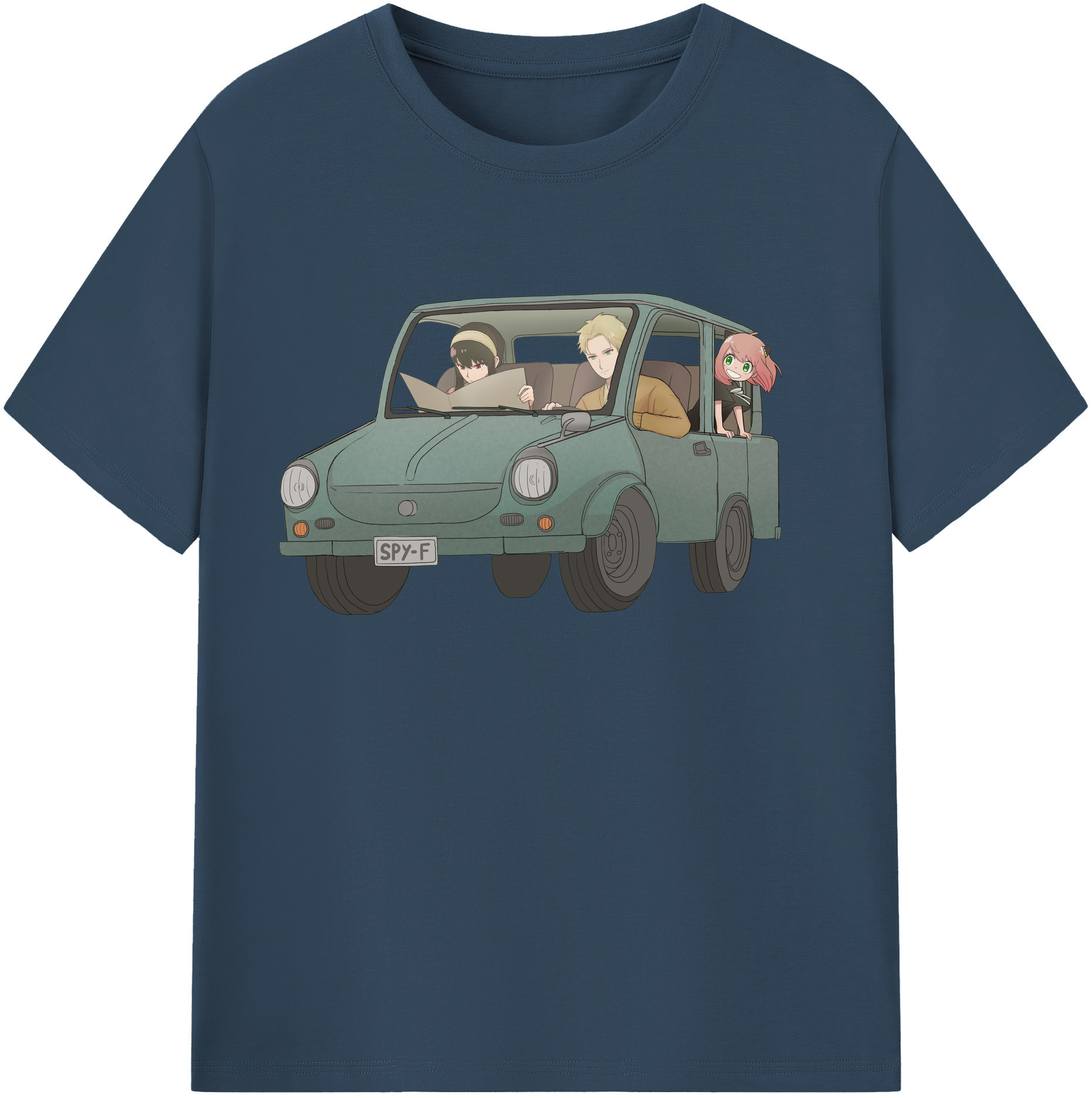 （画像用） SPY×FAMILY间谍家家酒 レディースカジュアルプリントTシャツ（綿100％）