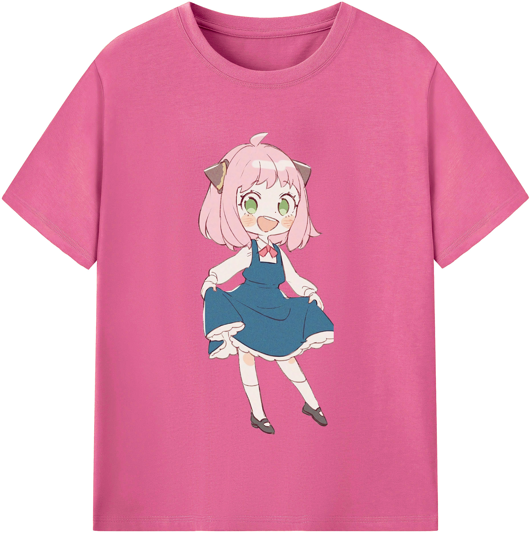 （画像用） SPY×FAMILY间谍家家酒 レディースカジュアルプリントTシャツ（綿100％）