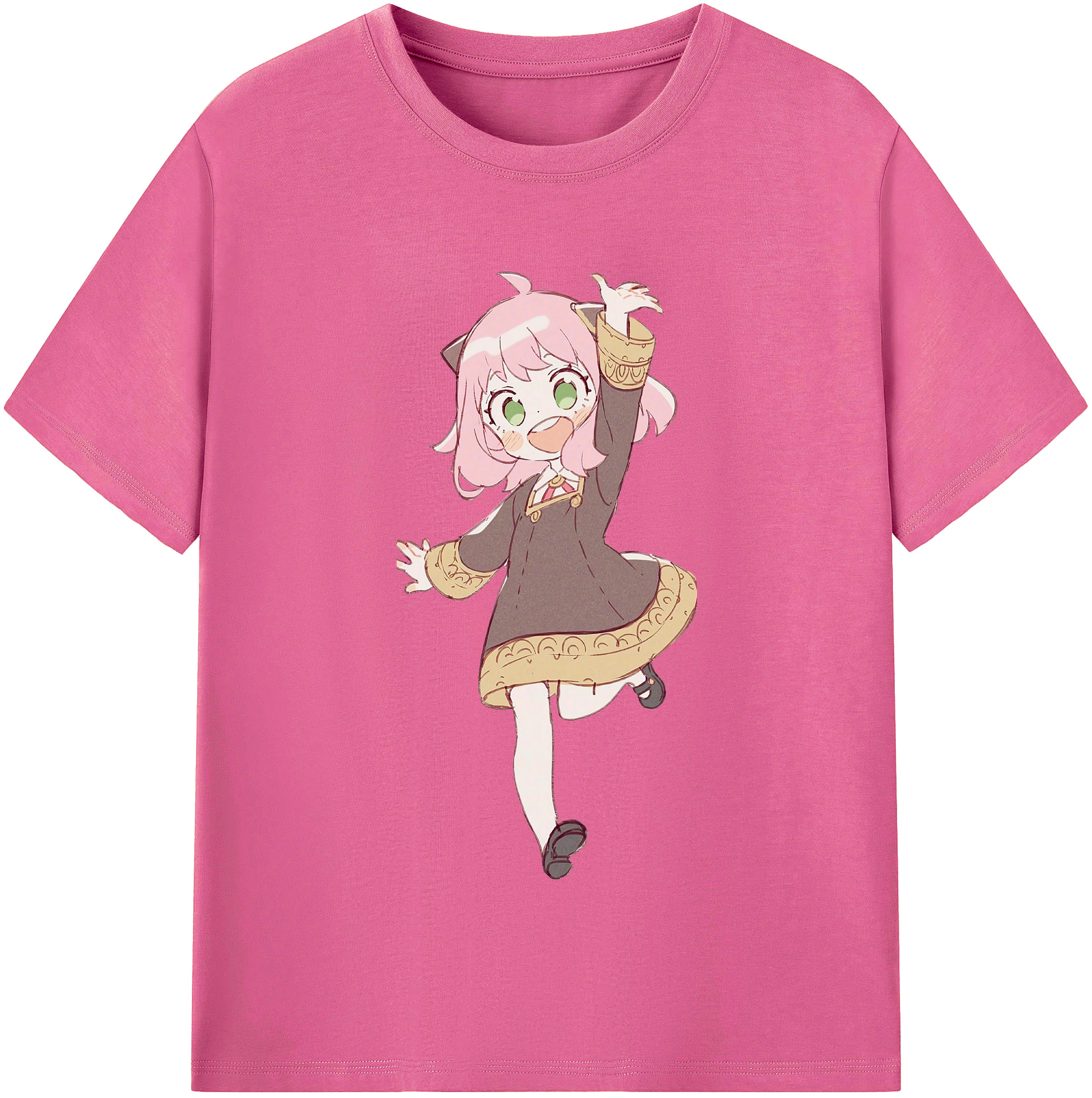 （画像用） SPY×FAMILY间谍家家酒 レディースカジュアルプリントTシャツ（綿100％）