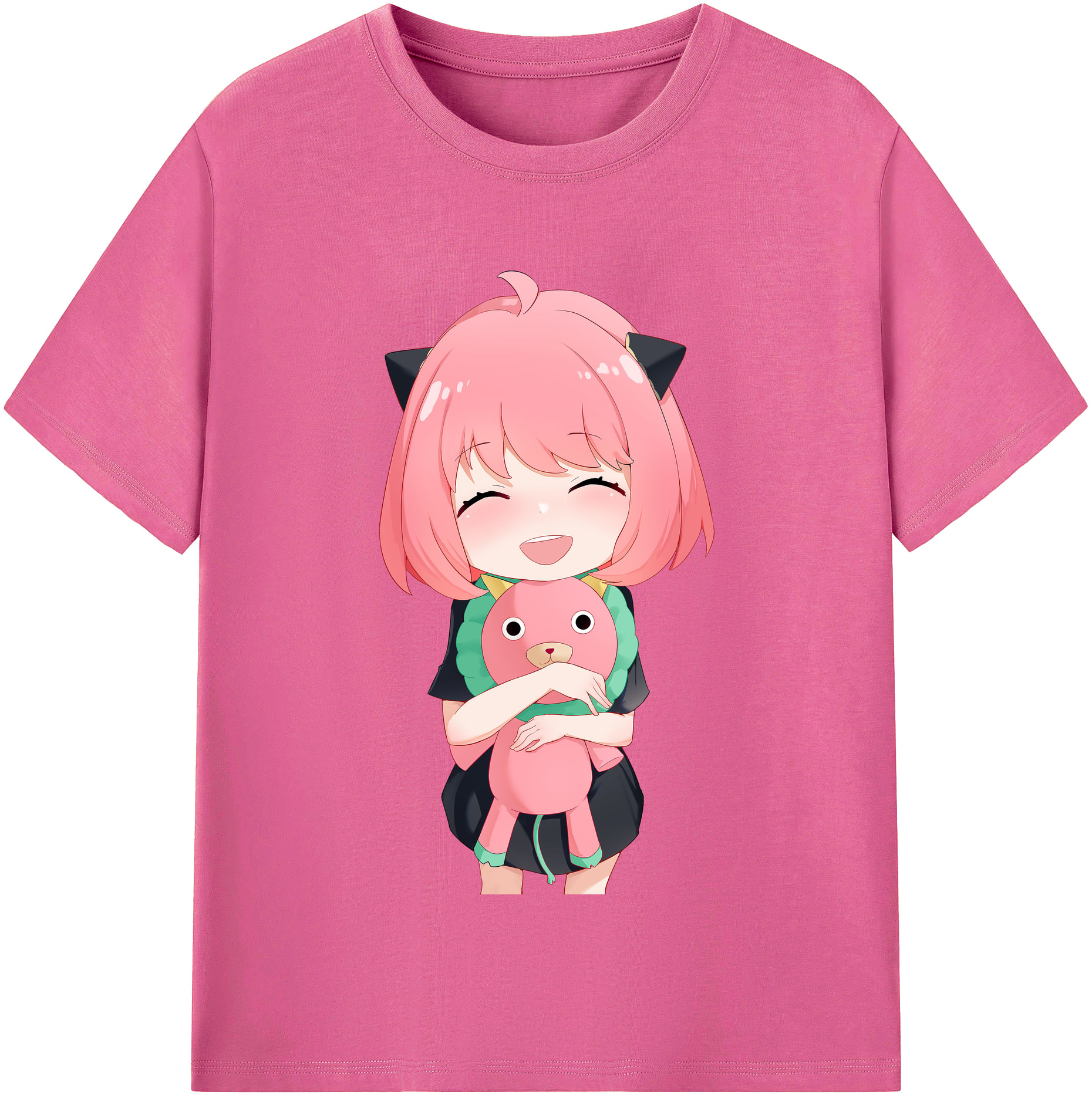 （画像用） SPY×FAMILY间谍家家酒 レディースカジュアルプリントTシャツ（綿100％）