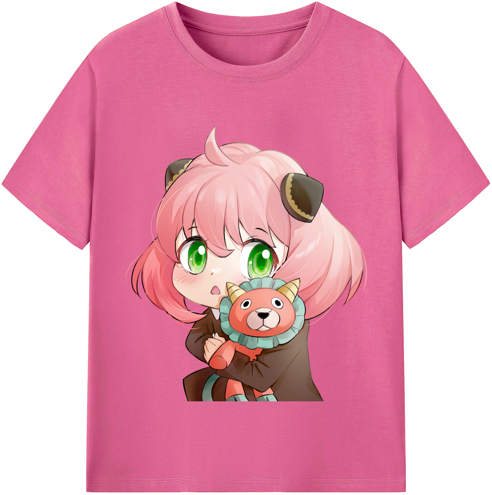 （画像用） SPY×FAMILY间谍家家酒 レディースカジュアルプリントTシャツ（綿100％）