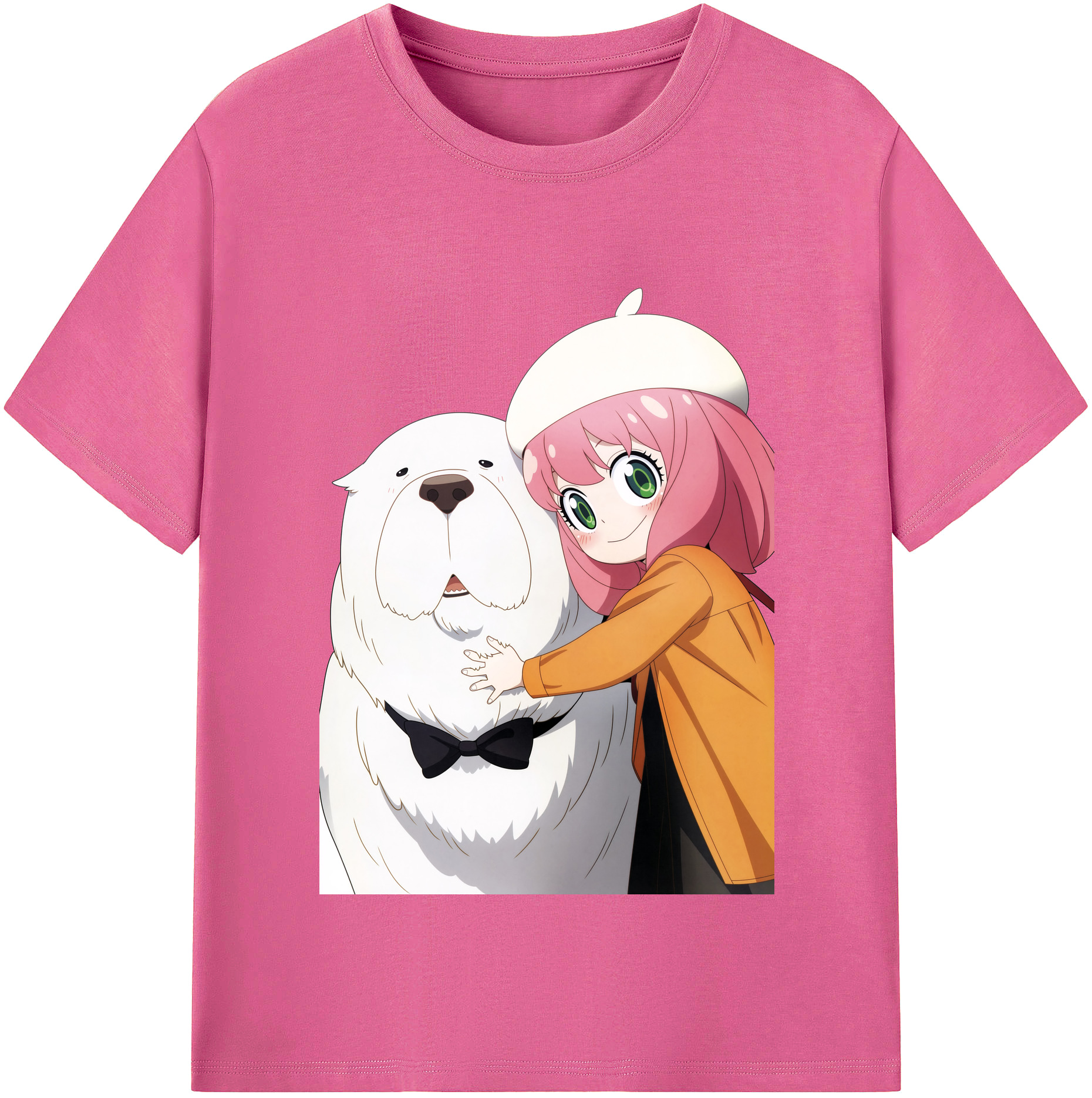 （画像用） SPY×FAMILY间谍家家酒 レディースカジュアルプリントTシャツ（綿100％）