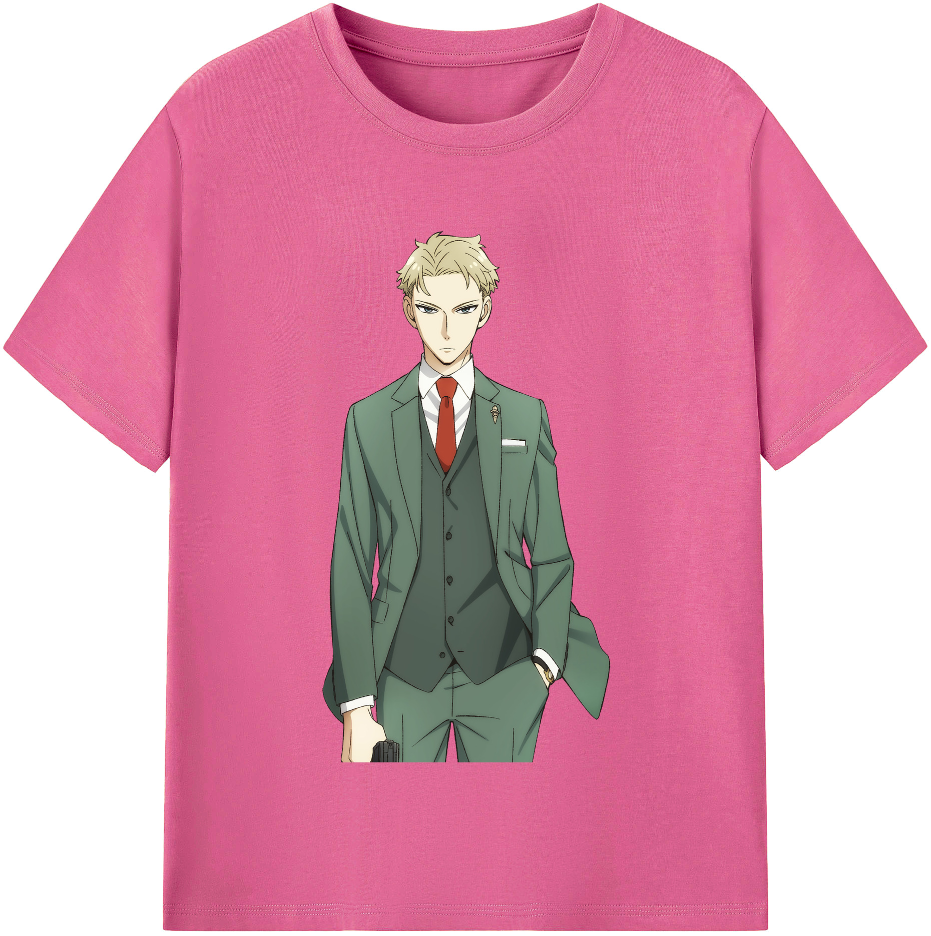 （画像用） SPY×FAMILY间谍家家酒 レディースカジュアルプリントTシャツ（綿100％）
