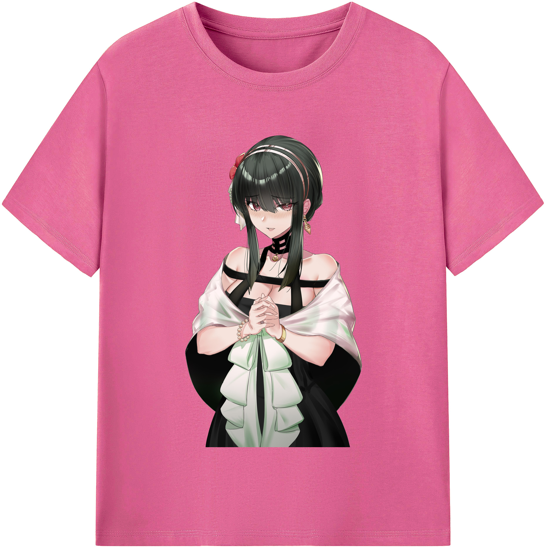 （画像用） SPY×FAMILY间谍家家酒 レディースカジュアルプリントTシャツ（綿100％）