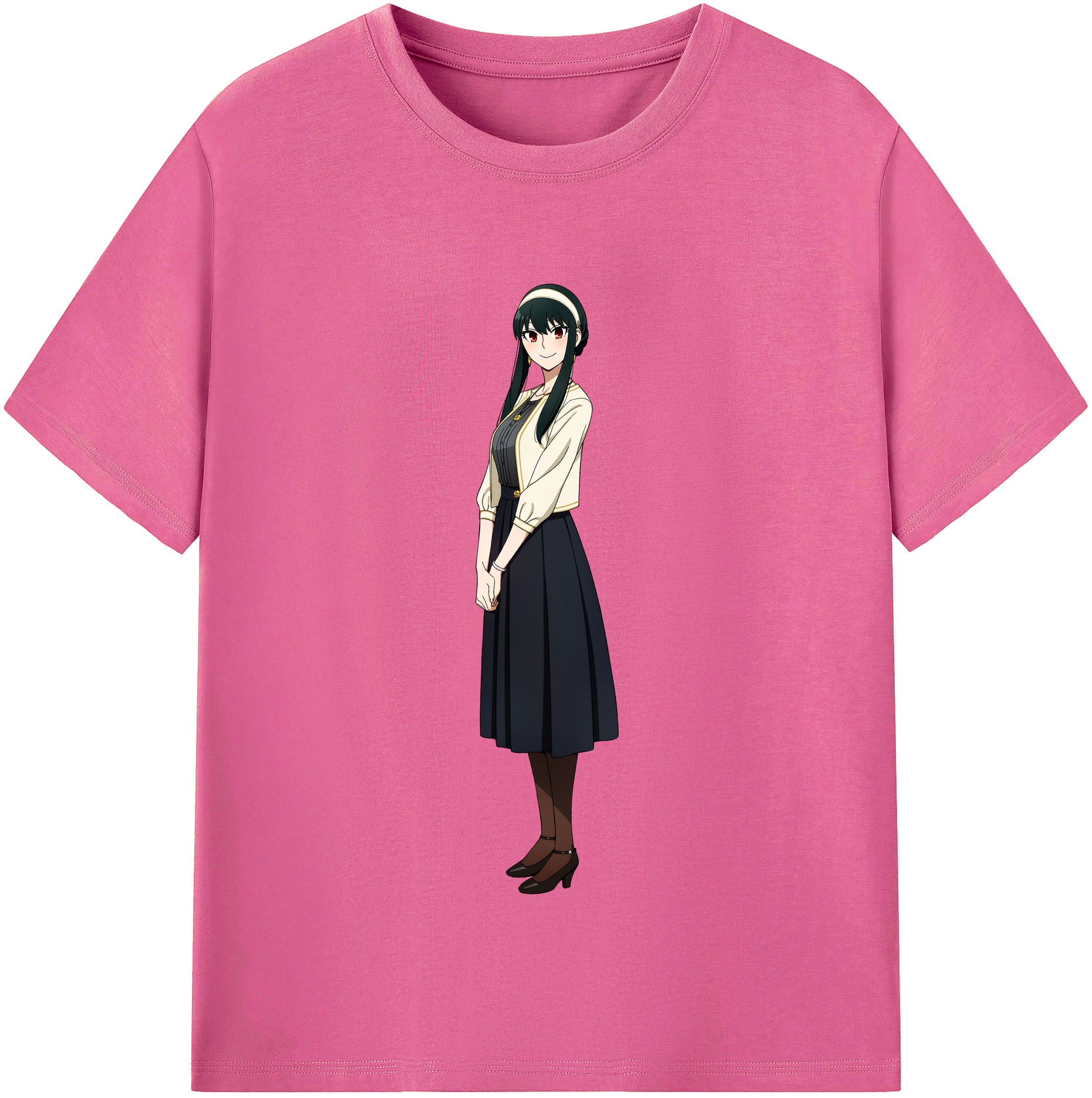 （画像用） SPY×FAMILY间谍家家酒 レディースカジュアルプリントTシャツ（綿100％）