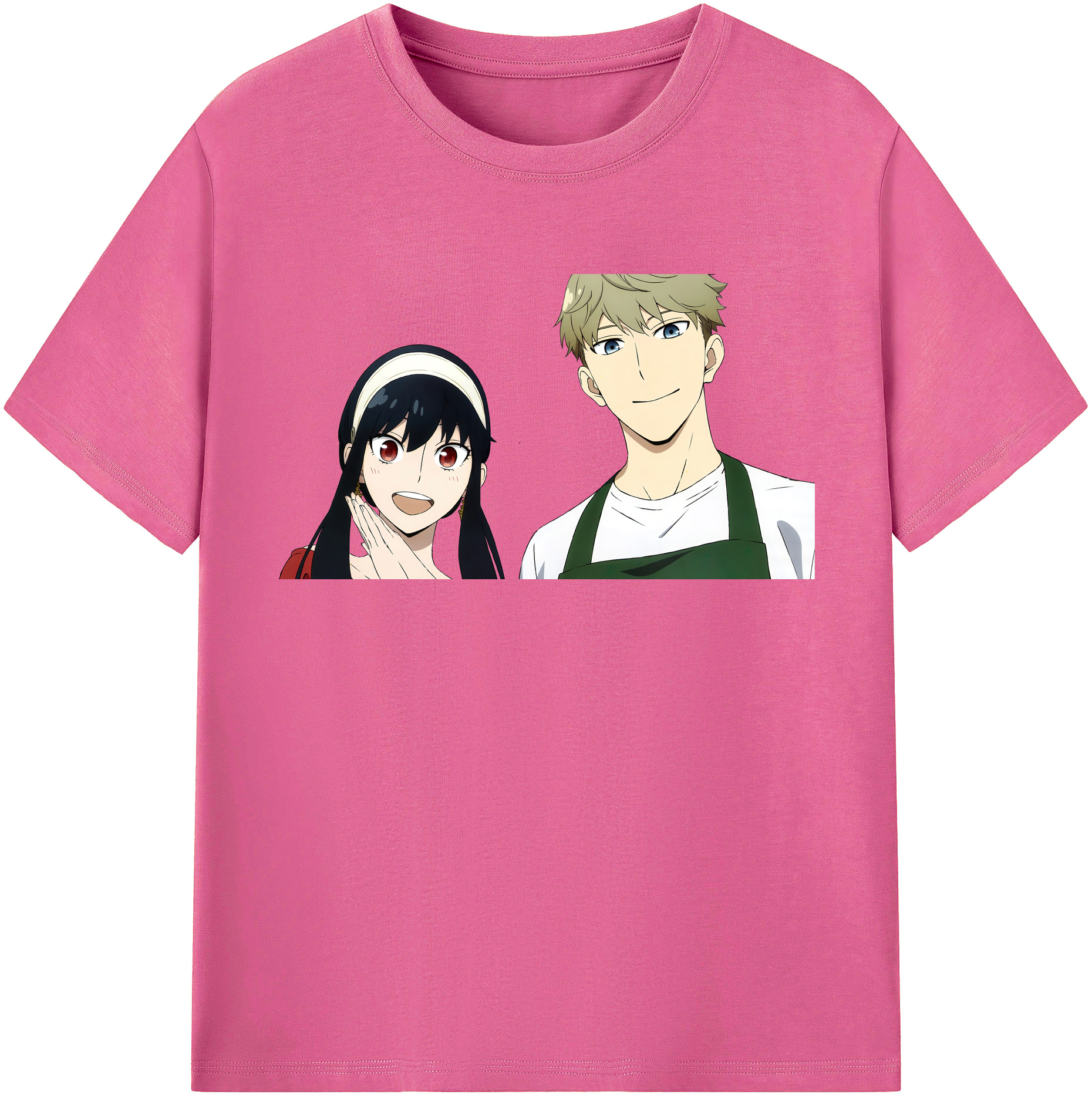 （画像用） SPY×FAMILY间谍家家酒 レディースカジュアルプリントTシャツ（綿100％）