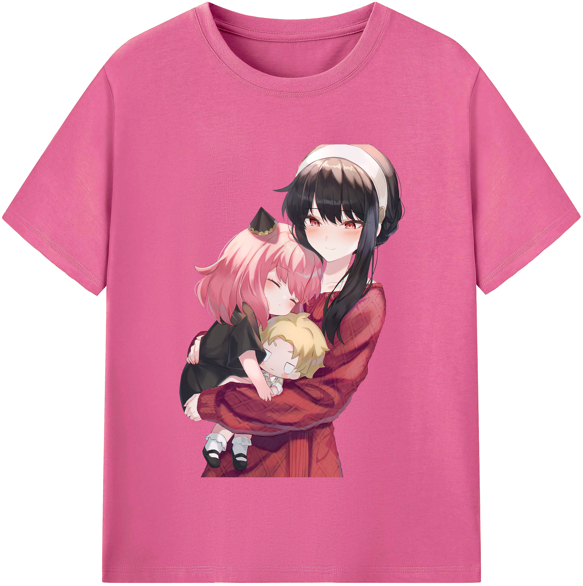 （画像用） SPY×FAMILY间谍家家酒 レディースカジュアルプリントTシャツ（綿100％）