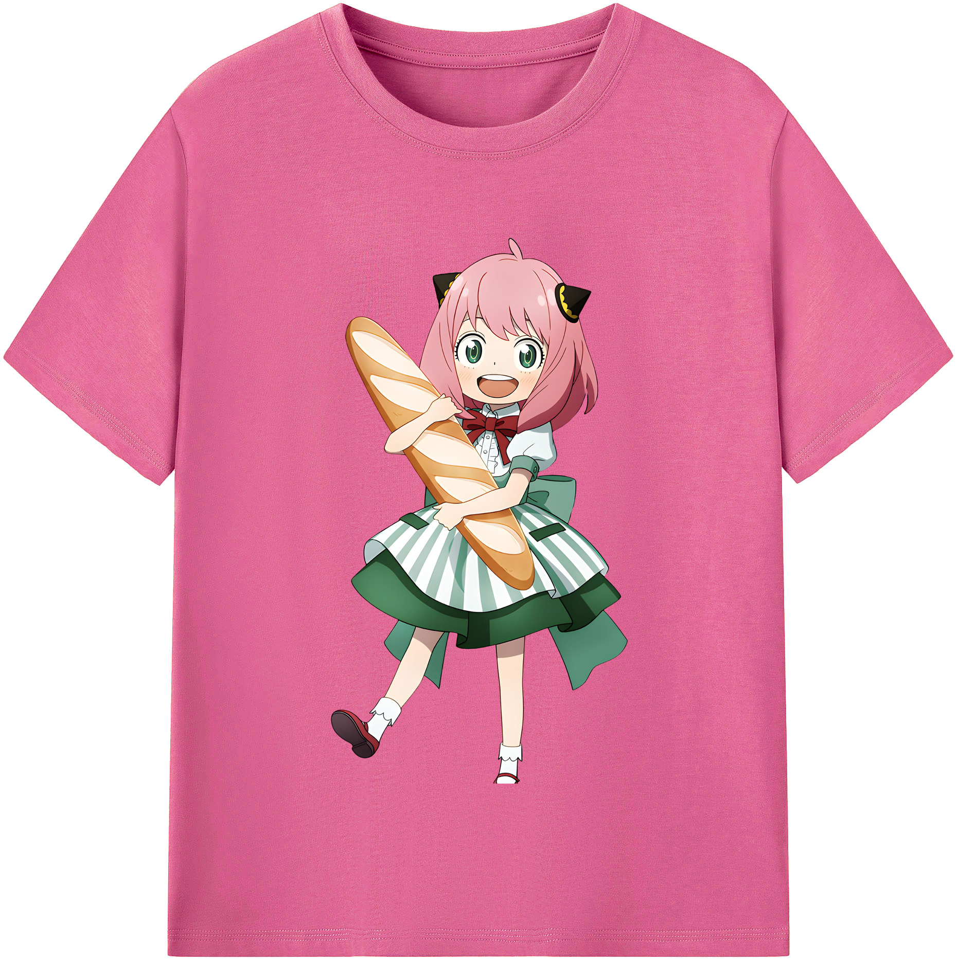 （画像用） SPY×FAMILY间谍家家酒 レディースカジュアルプリントTシャツ（綿100％）