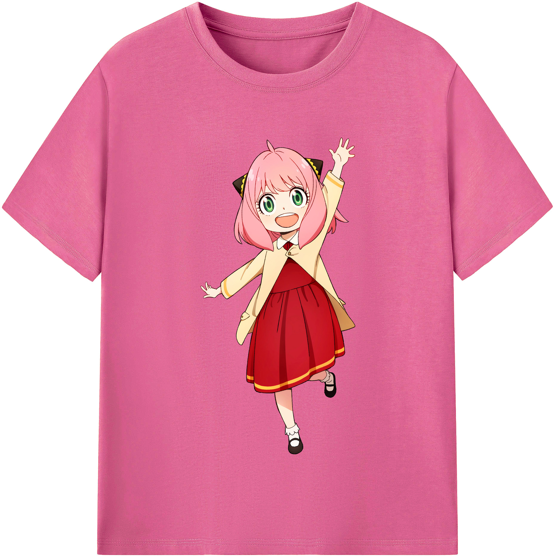 （画像用） SPY×FAMILY间谍家家酒 レディースカジュアルプリントTシャツ（綿100％）