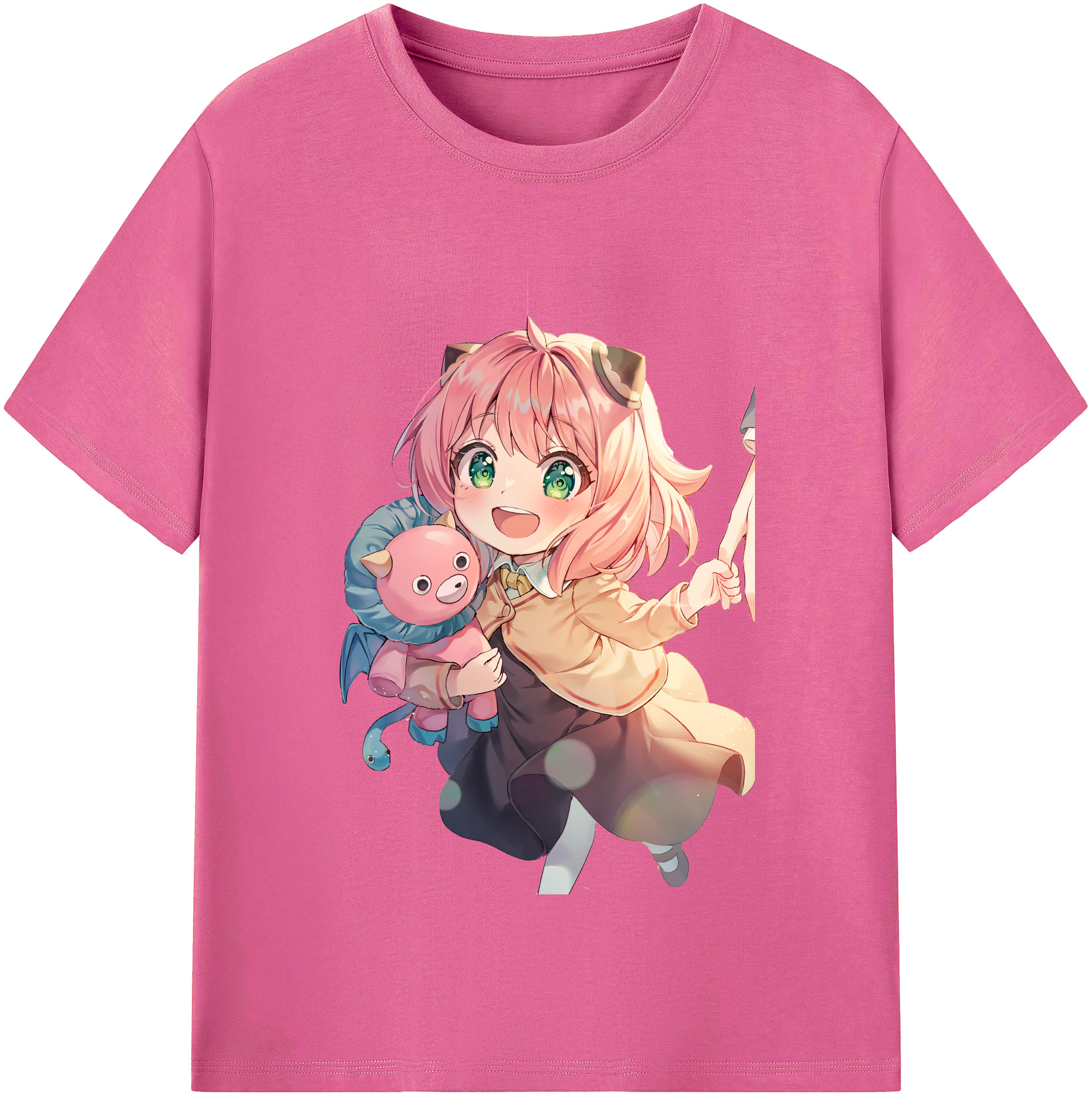 （画像用） SPY×FAMILY间谍家家酒 レディースカジュアルプリントTシャツ（綿100％）