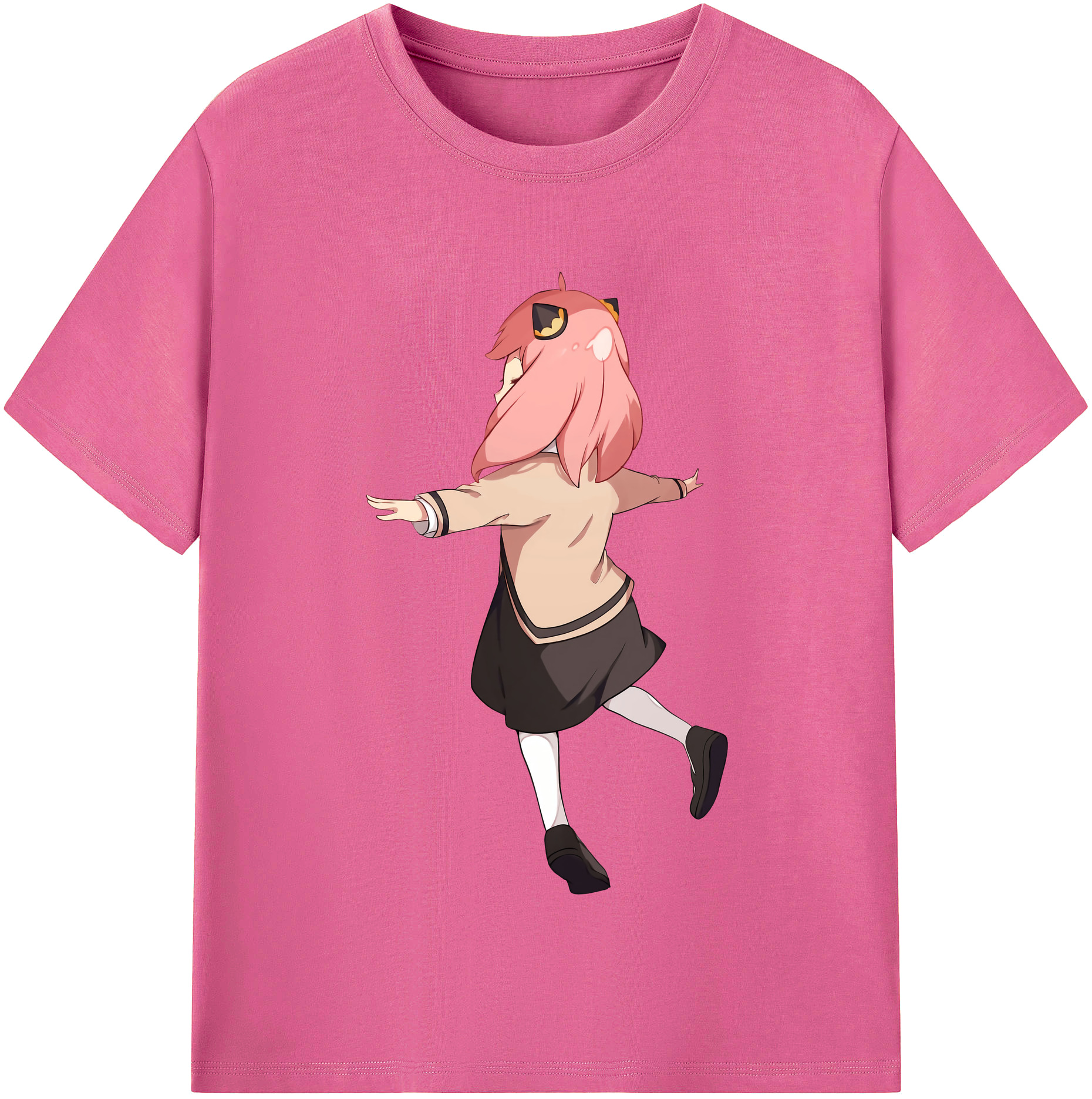（画像用） SPY×FAMILY间谍家家酒 レディースカジュアルプリントTシャツ（綿100％）