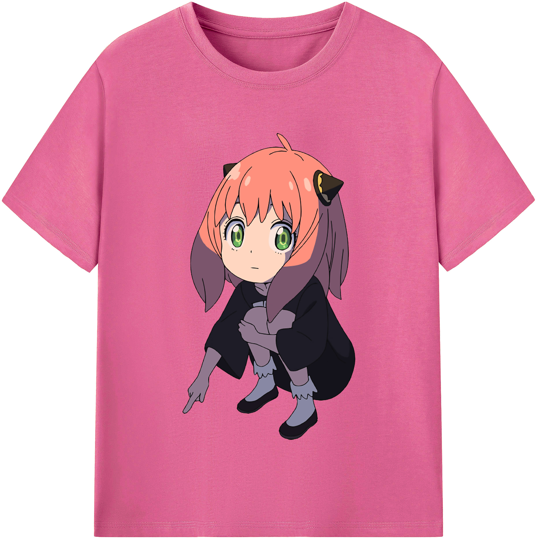 （画像用） SPY×FAMILY间谍家家酒 レディースカジュアルプリントTシャツ（綿100％）