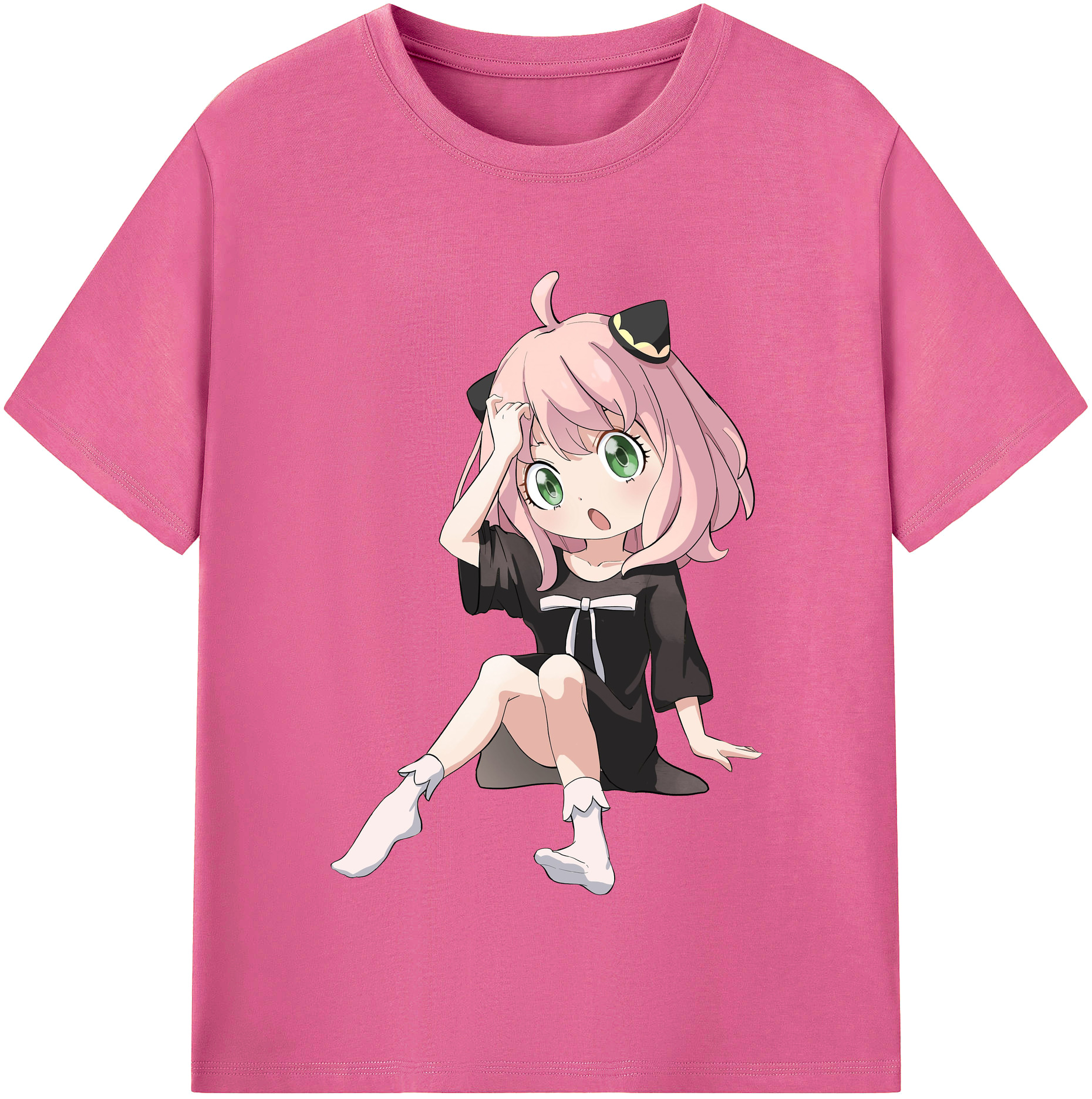 （画像用） SPY×FAMILY间谍家家酒 レディースカジュアルプリントTシャツ（綿100％）