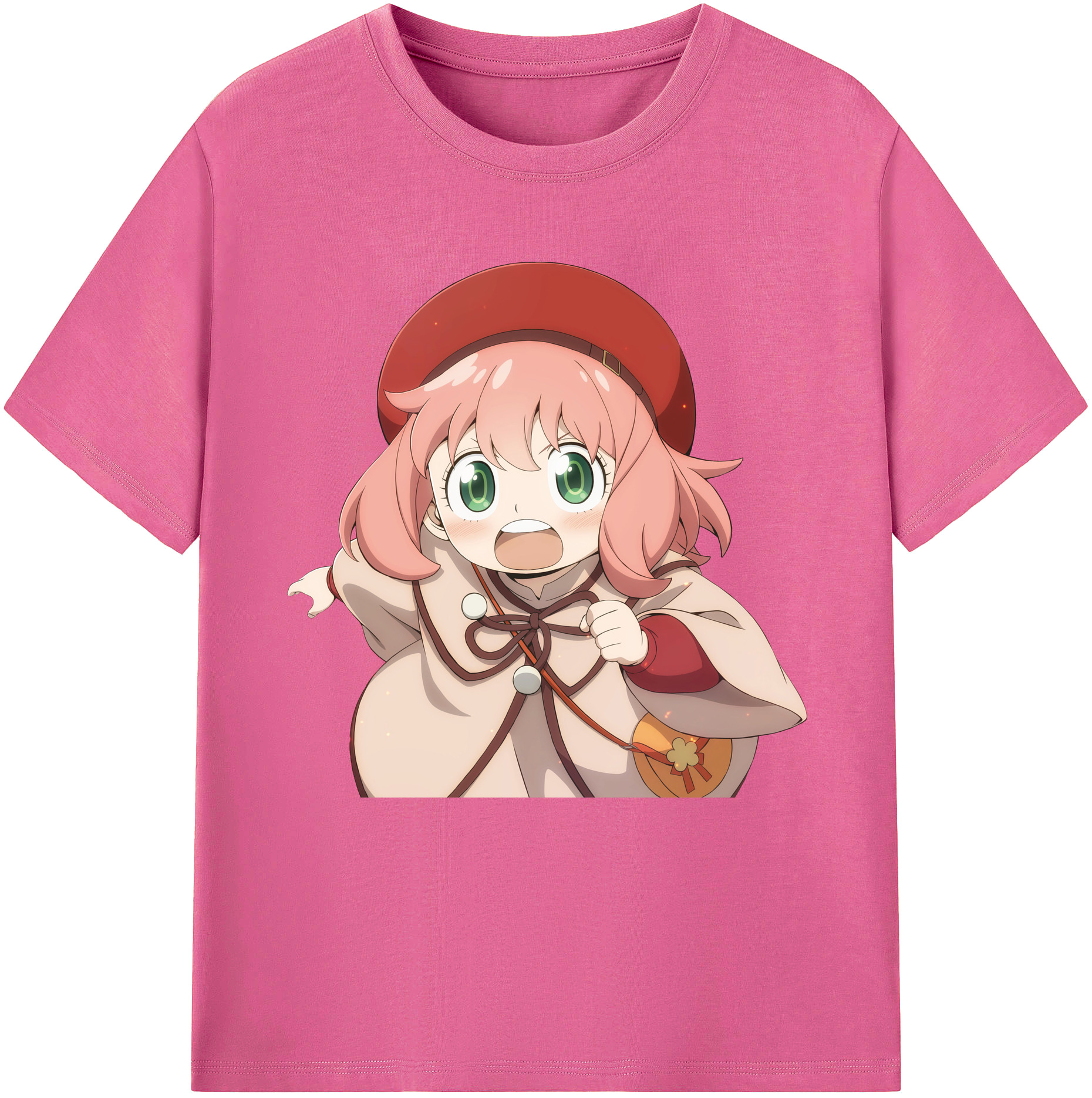 （画像用） SPY×FAMILY间谍家家酒 レディースカジュアルプリントTシャツ（綿100％）
