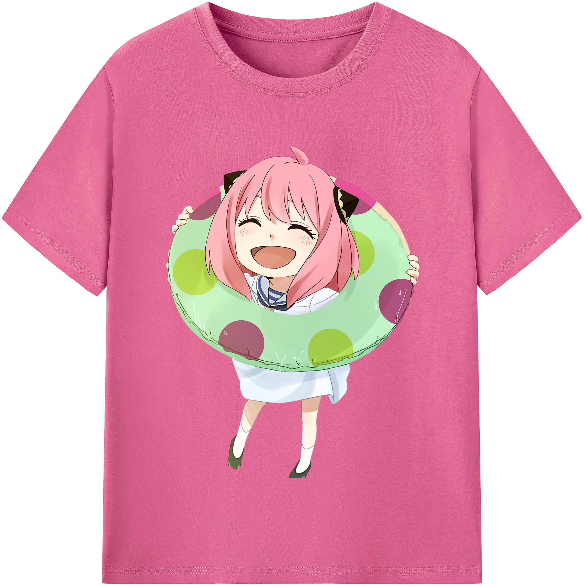 （画像用） SPY×FAMILY间谍家家酒 レディースカジュアルプリントTシャツ（綿100％）